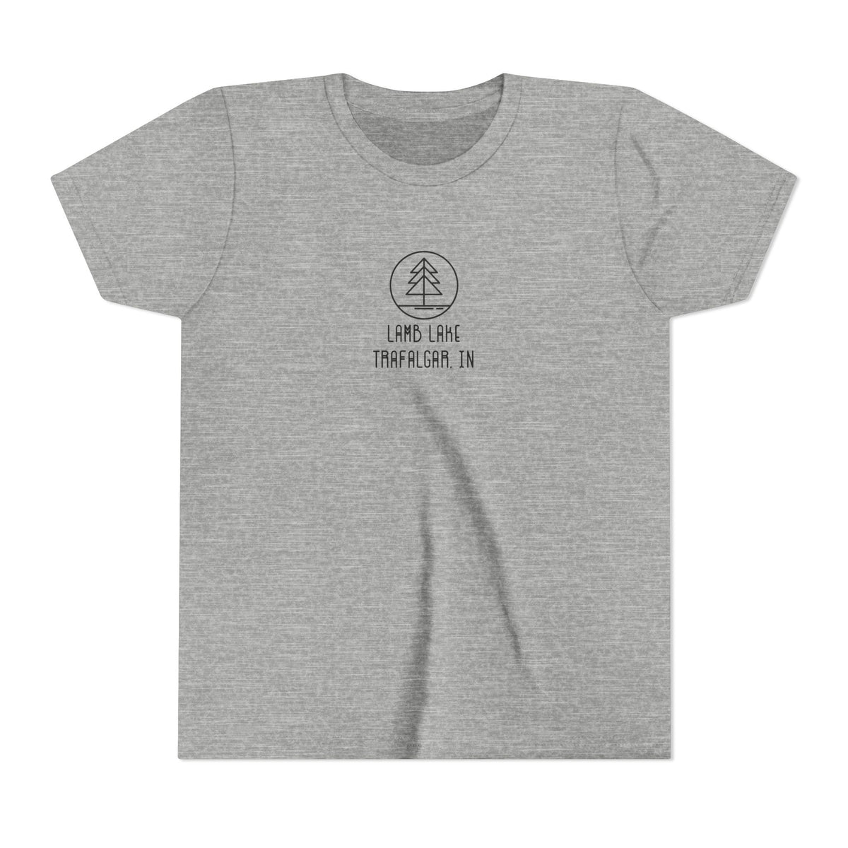 Youth Tee — 'Lamb Lake' Retro Camp Kids T-Shirt