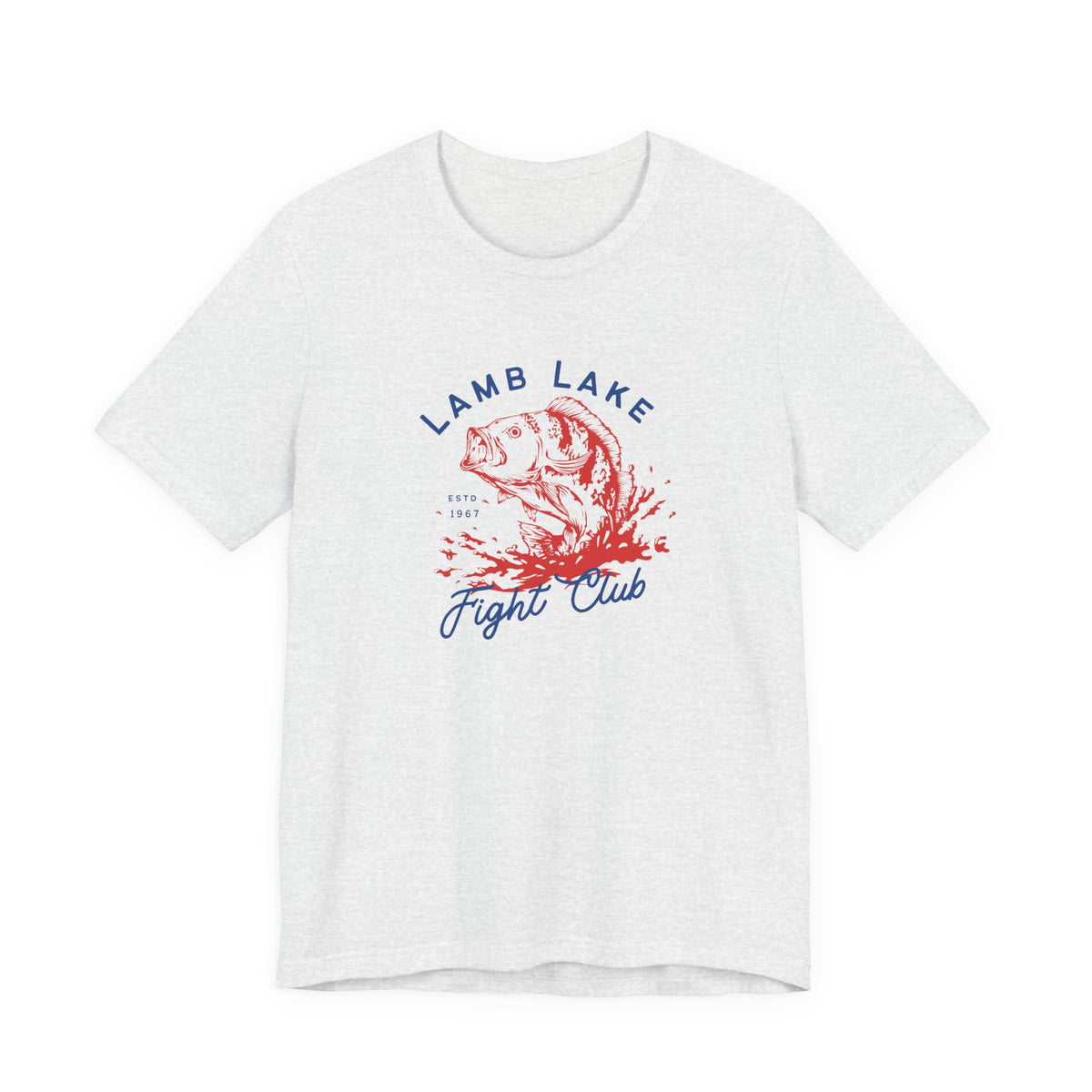 Lamb Lake Fight Club Fishing T-Shirt