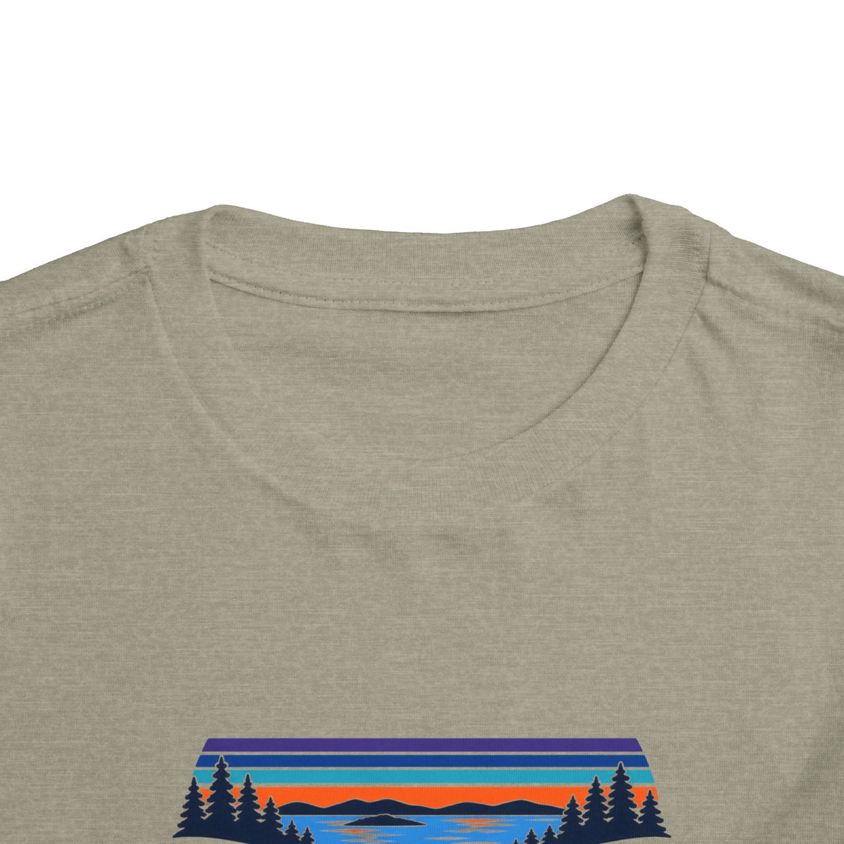Toddler Tee - "Grandview Lake" Retro Sunset Graphic