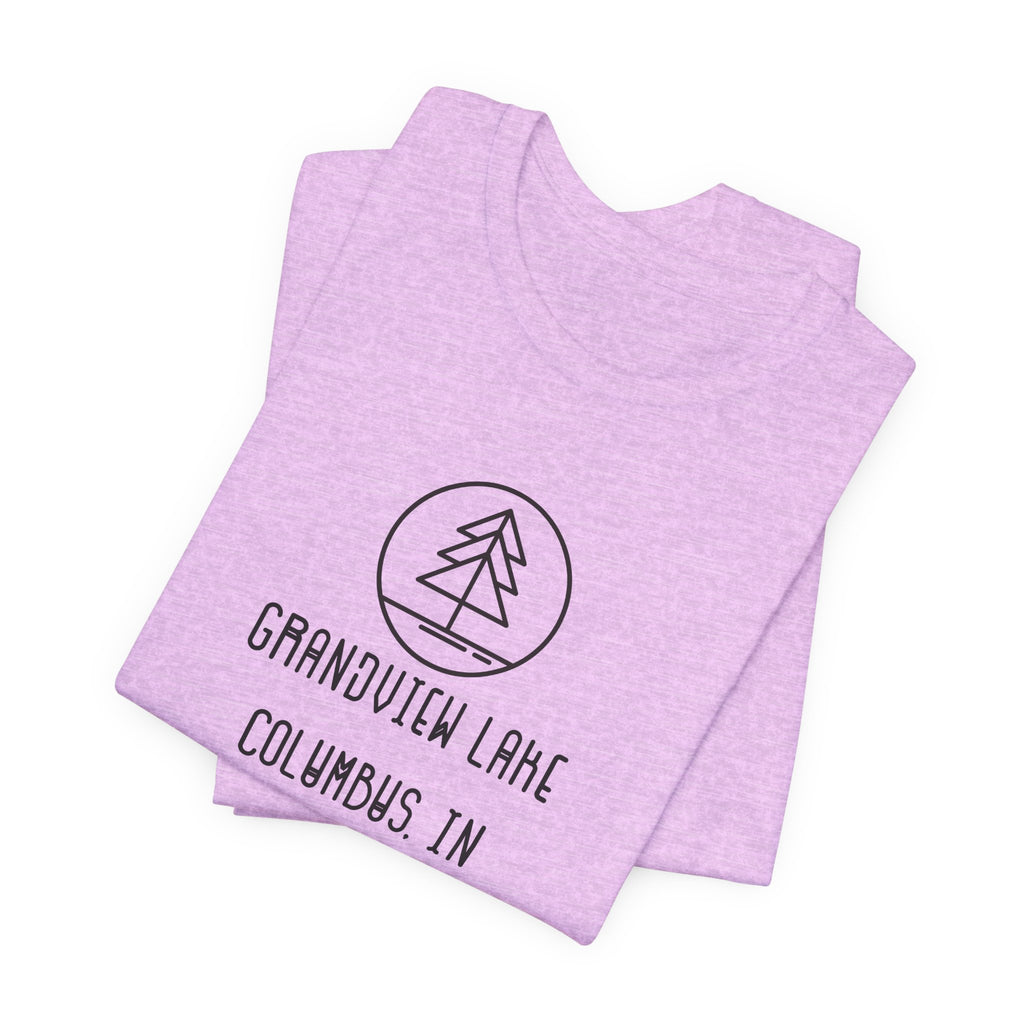Grandview Lake Minimalist Tee — Lake Forest Graphic Short Sleeve Shirt