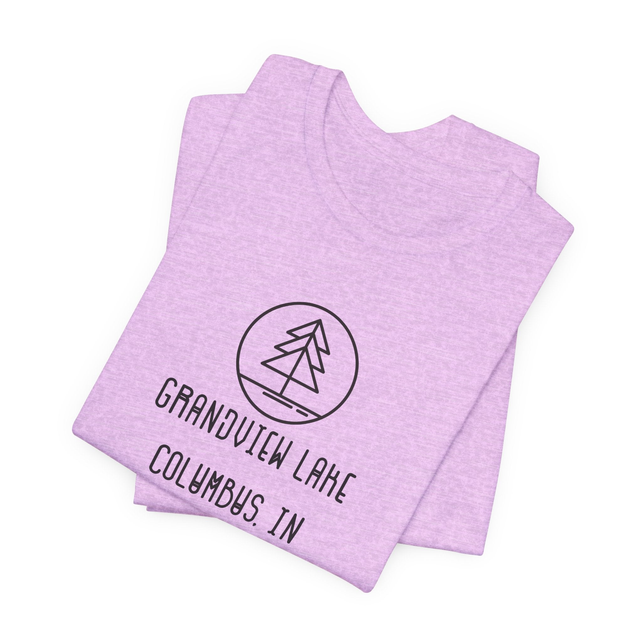 Grandview Lake Minimalist Tee — Lake Forest Graphic Short Sleeve Shirt