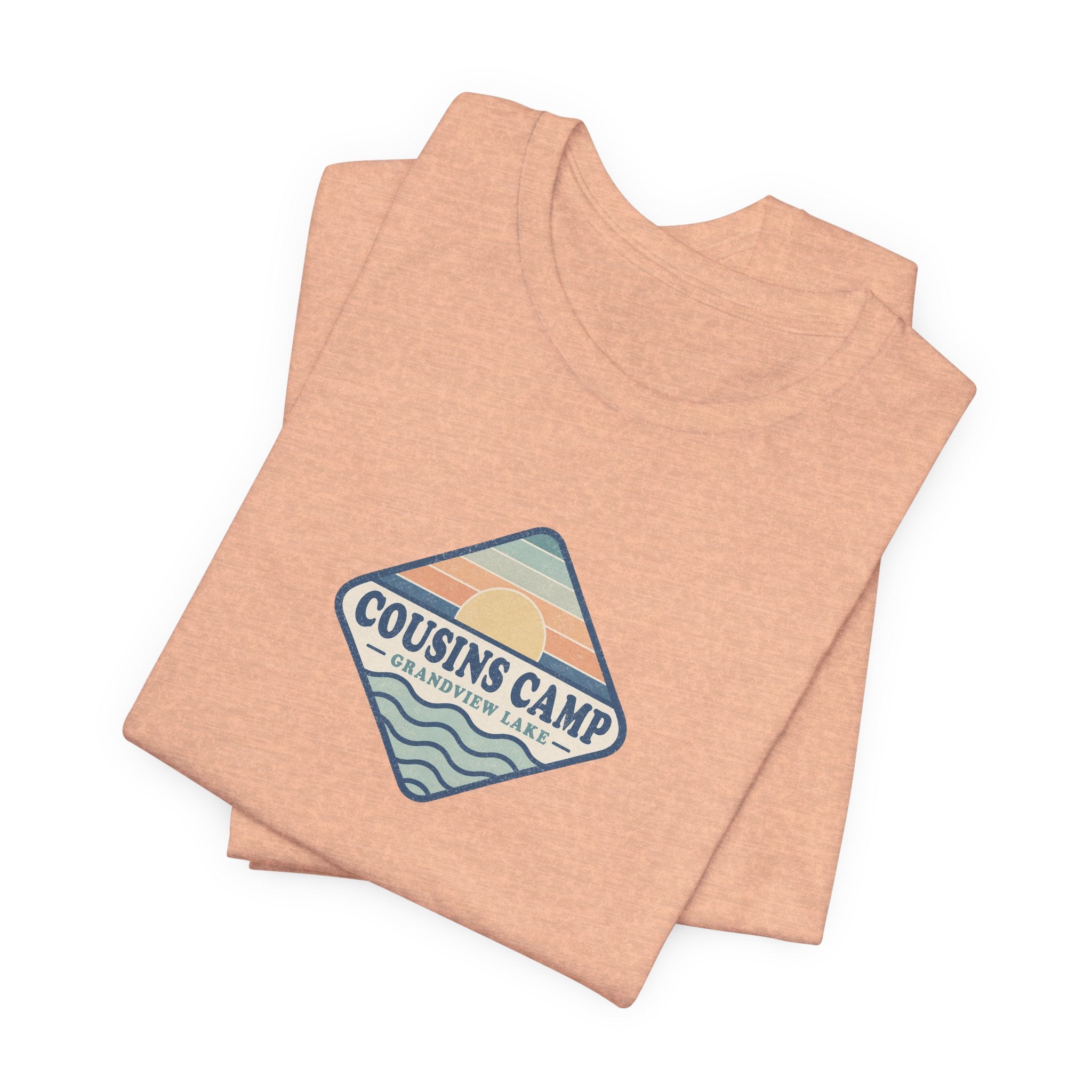 Camp Staff T-Shirt — 'Cousins Camp' Vintage Lake Tee