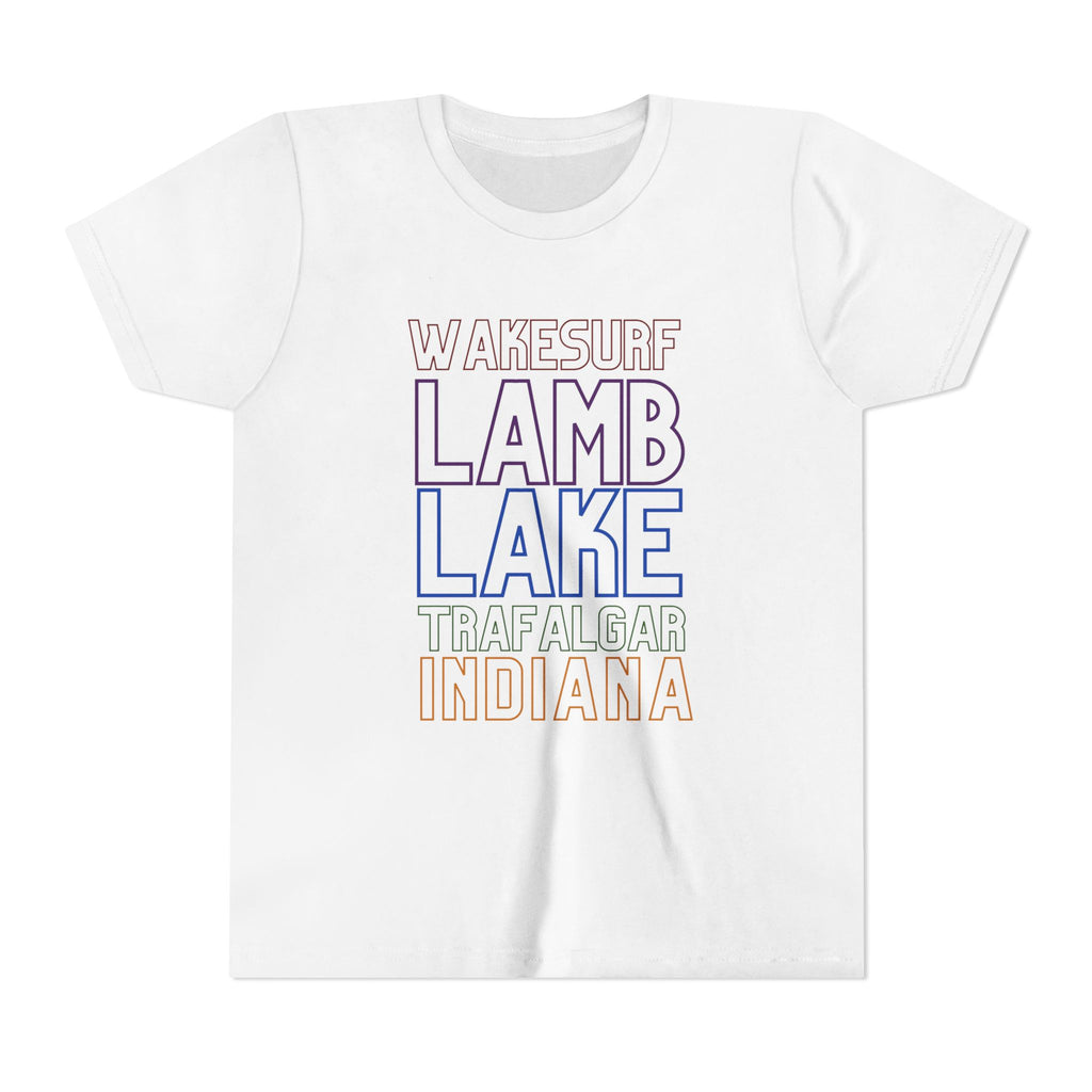 Youth Tee - Lamb Lake Columbus Indiana Wakesurf (Kids)