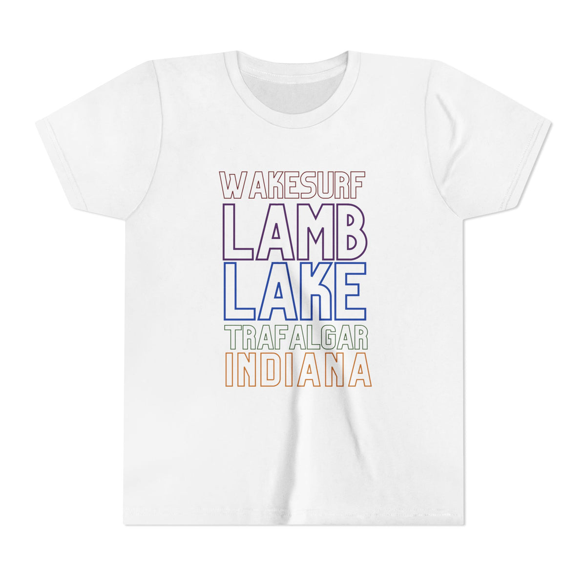 Youth Tee - Lamb Lake Columbus Indiana Wakesurf (Kids)