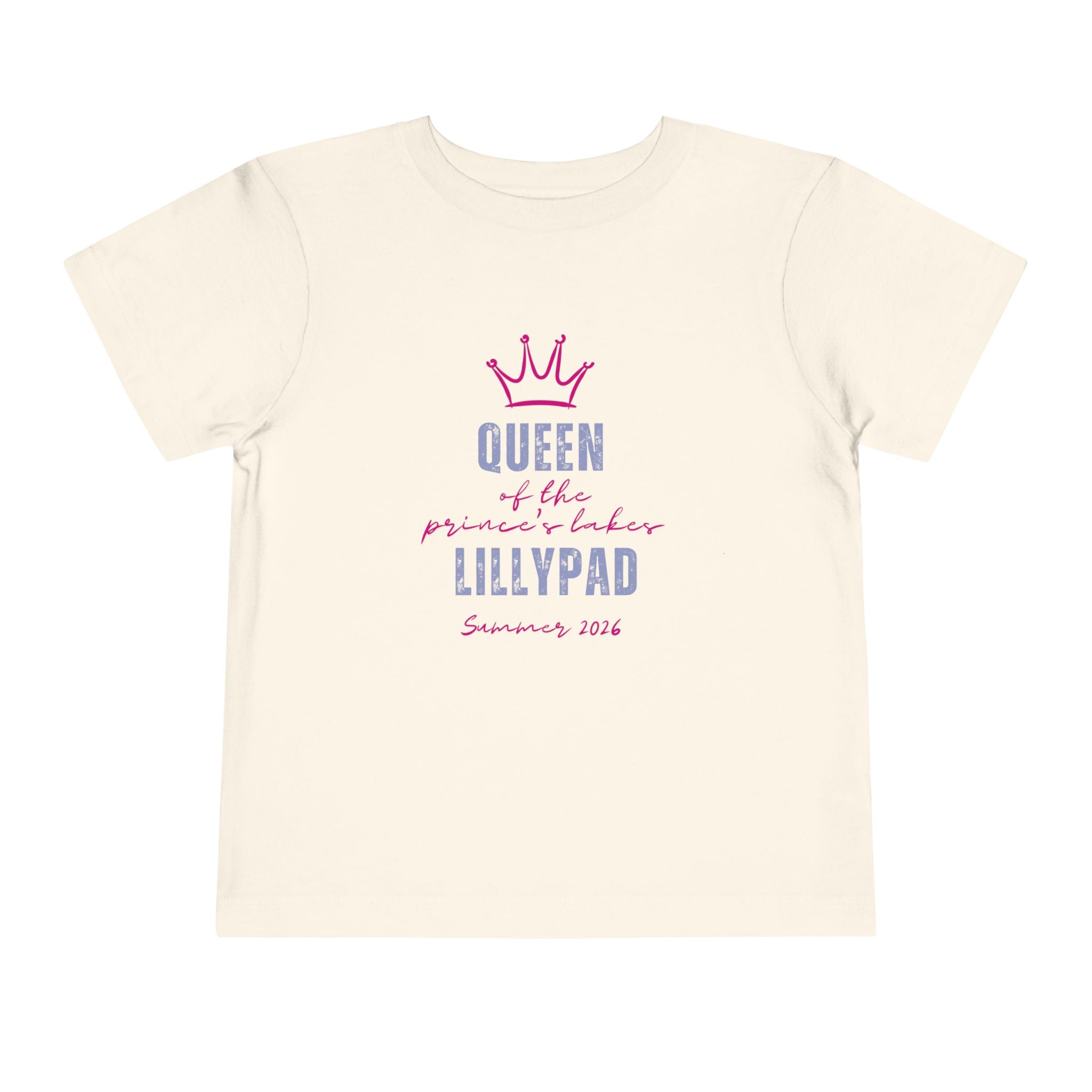 Toddler Tee — “Queen of the Lillypad” Prince's Lakes Summer 2026