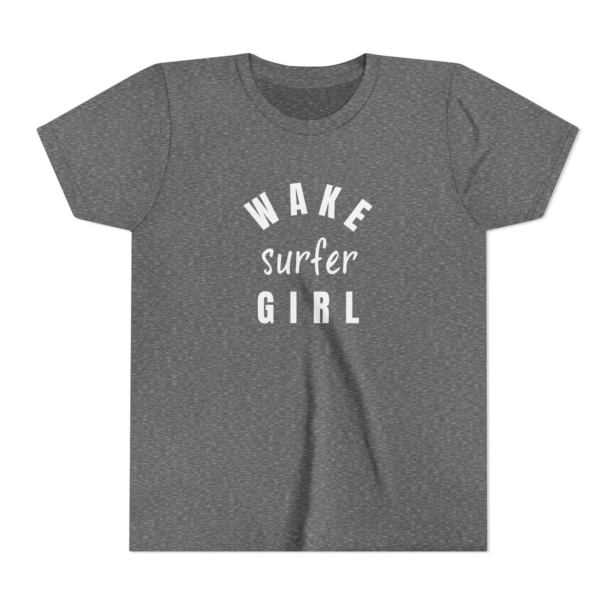 Youth Tee — "Wake Surfer Girl" Graphic Shirt