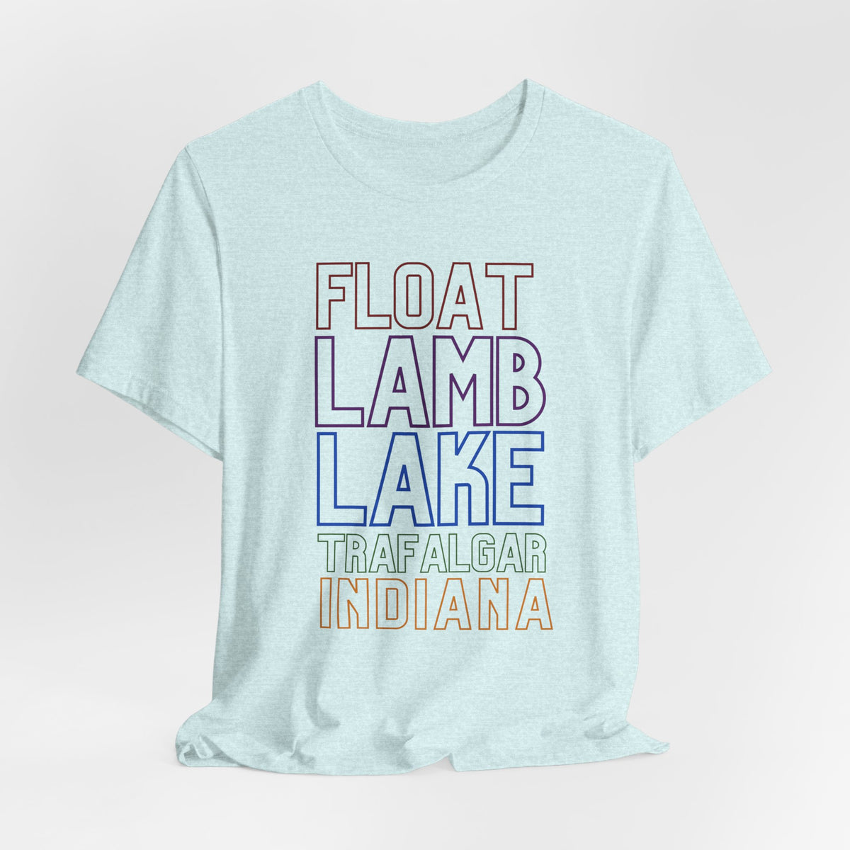 Float Lamb Lake Trafalgar Indiana T-Shirt