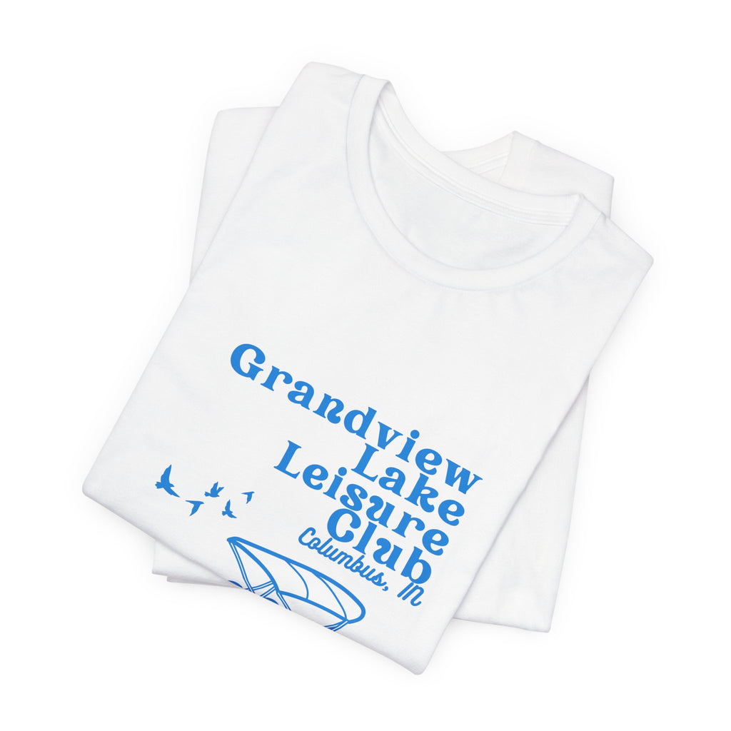 Pontoon Tee – "Grandview Lake Leisure Club" Vintage Boating T-Shirt