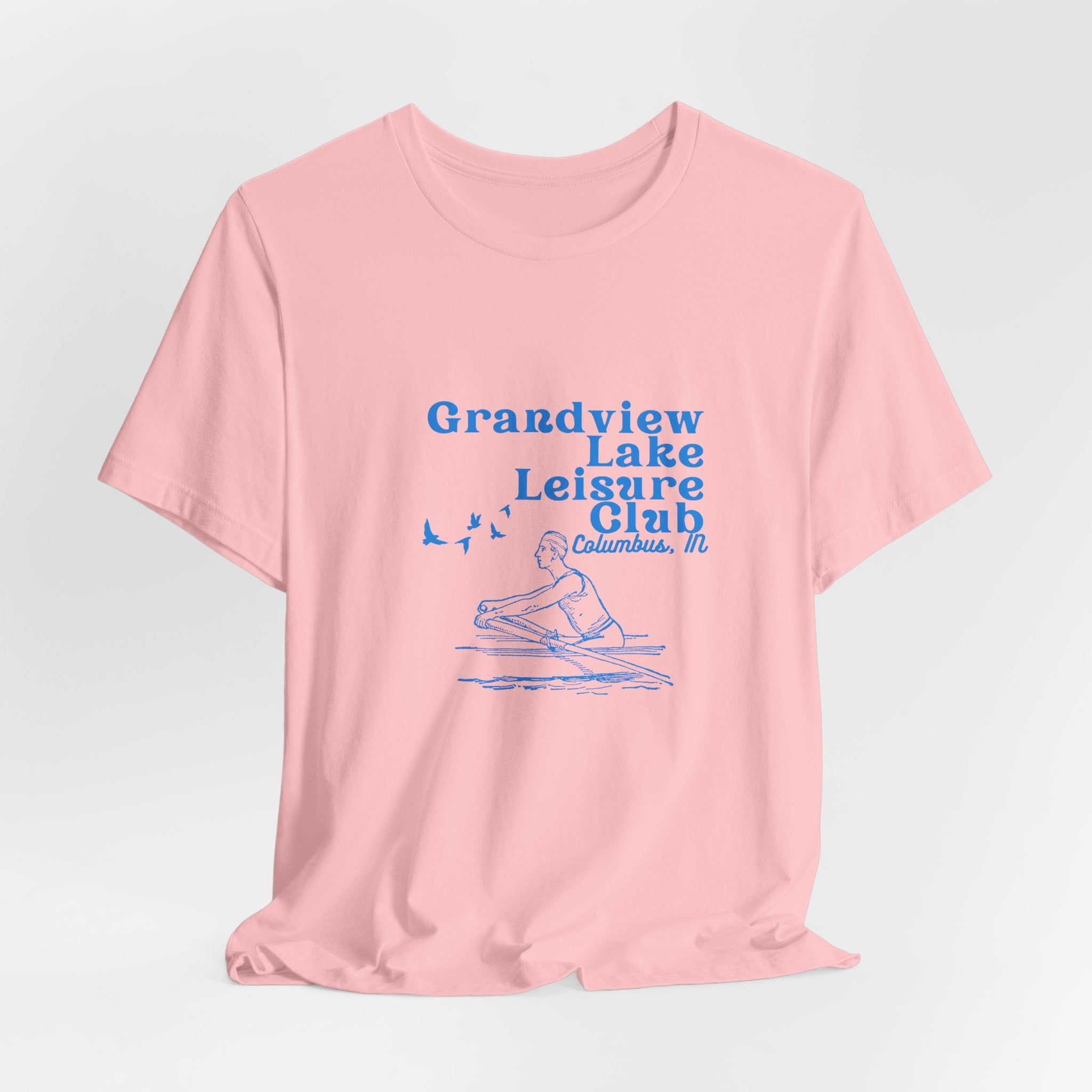 Kayak Tee – "Grandview Lake Leisure Club" Vintage Boating T-Shirt