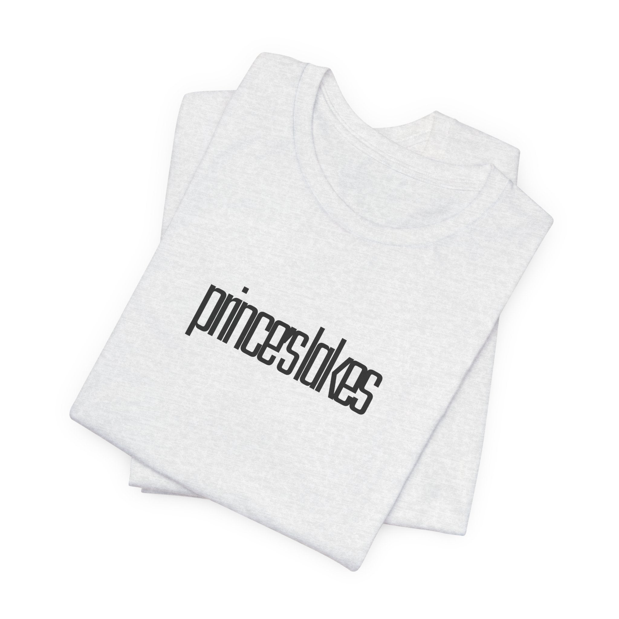 'prince's lakes' Graphic Tee —  Minimal Logo T‑Shirt