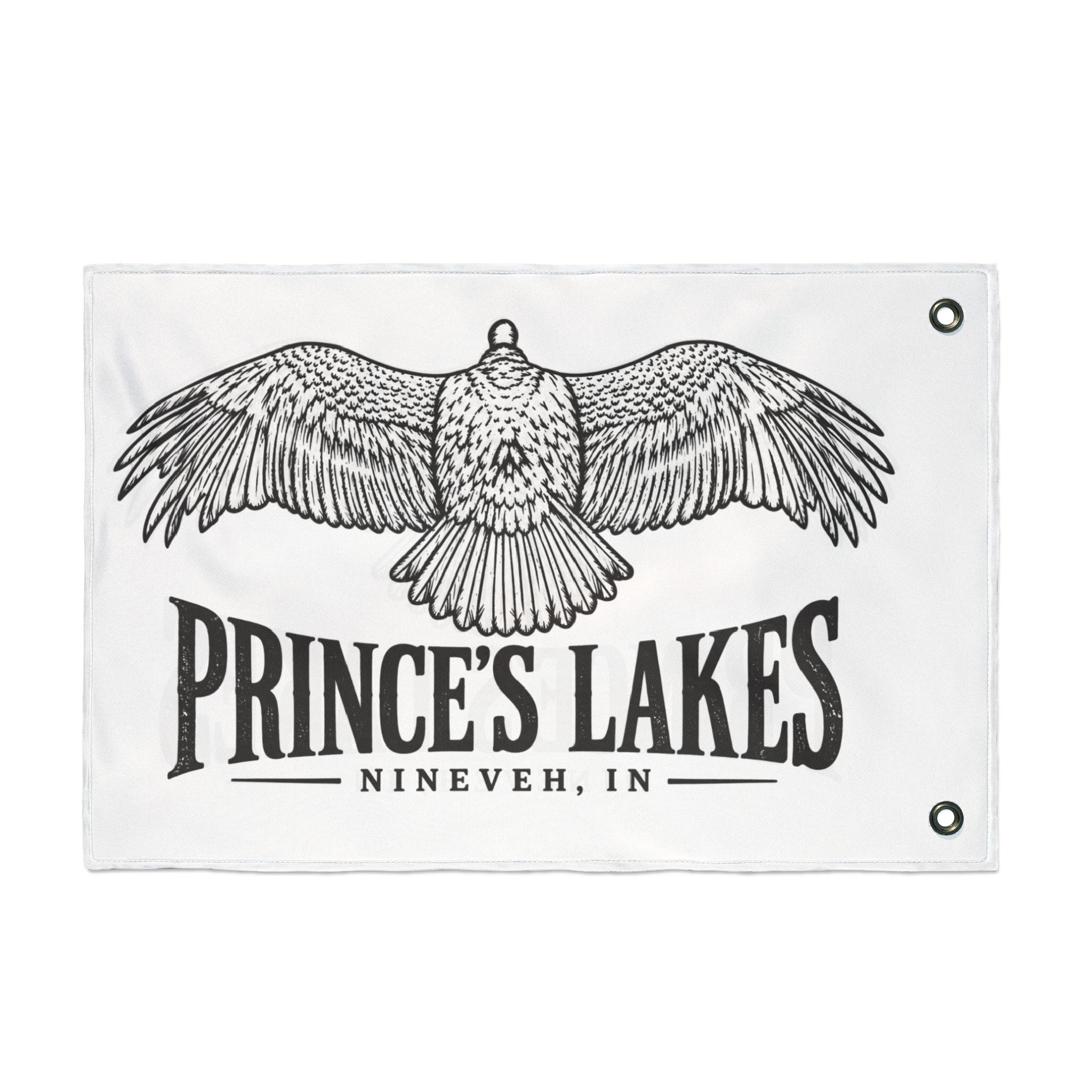 Prince's Lakes Turkey Vulture Flag — Double-Sided  Lake House Banner