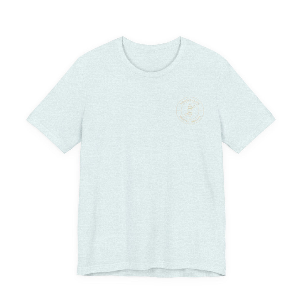 Kayak Pocket & Back Print Prince's Lakes Minimalist Tee —  Short Sleeve Shirt