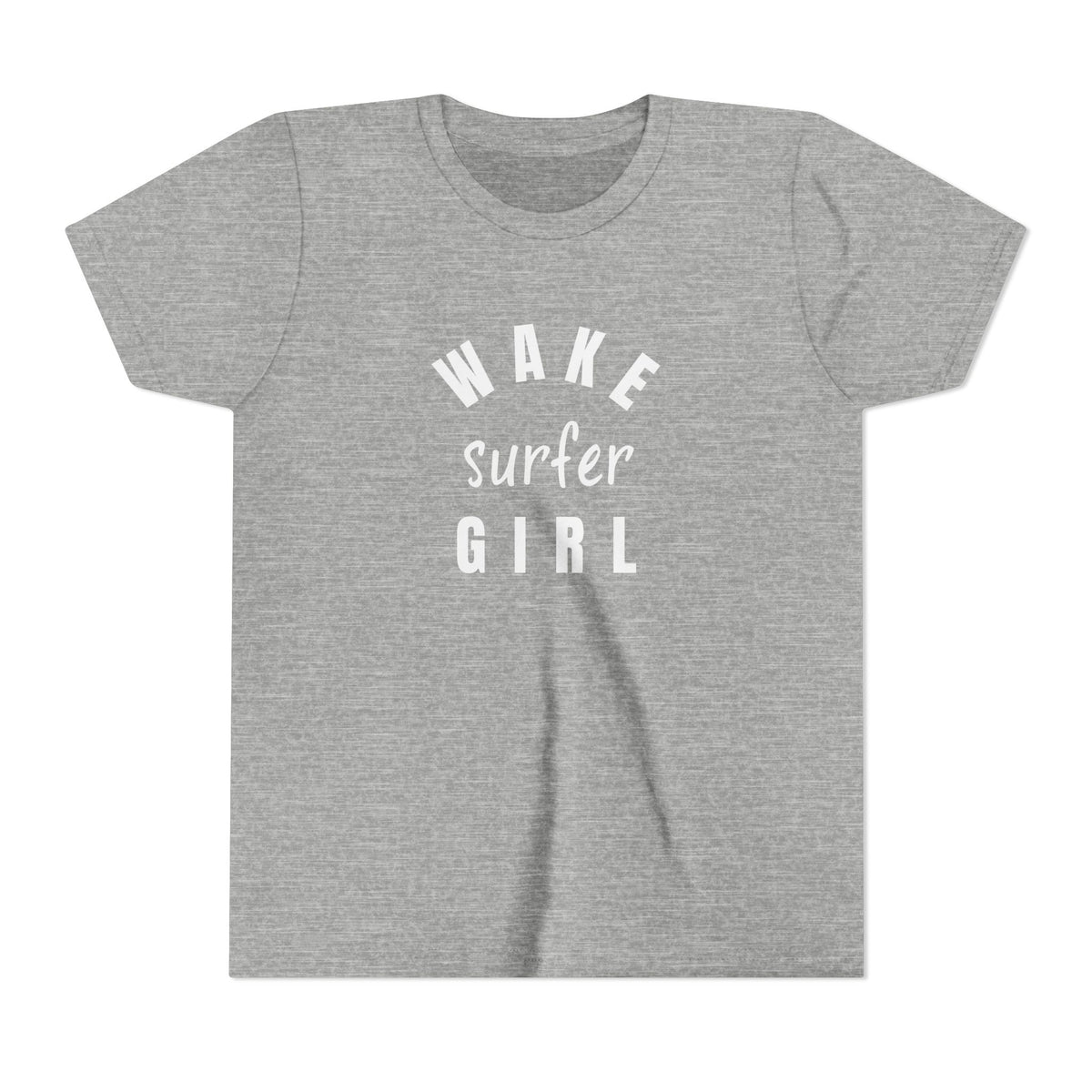 Youth Tee — "Wake Surfer Girl" Graphic Shirt