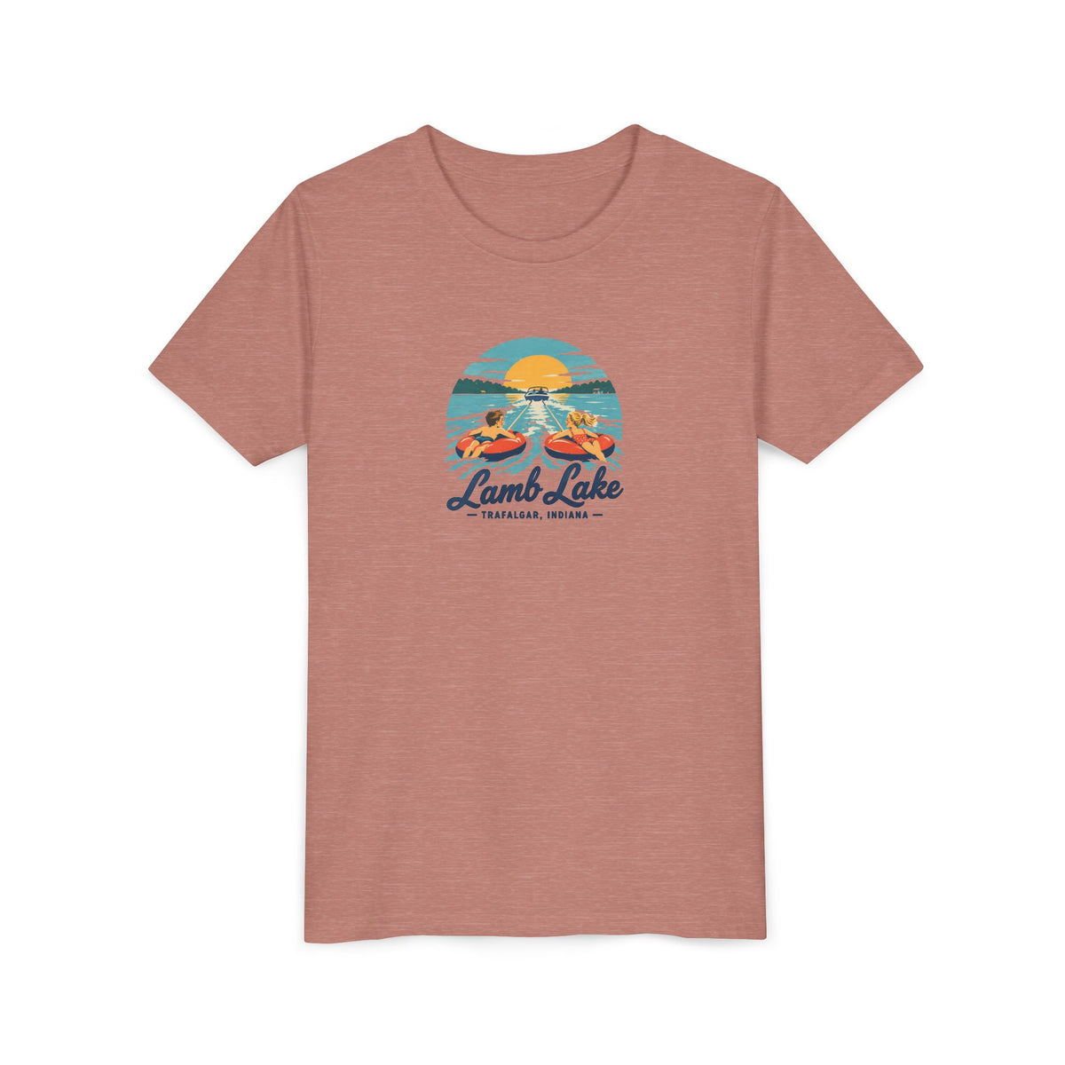 Youth T-Shirt - Lamb Lake Tubing Vintage Design