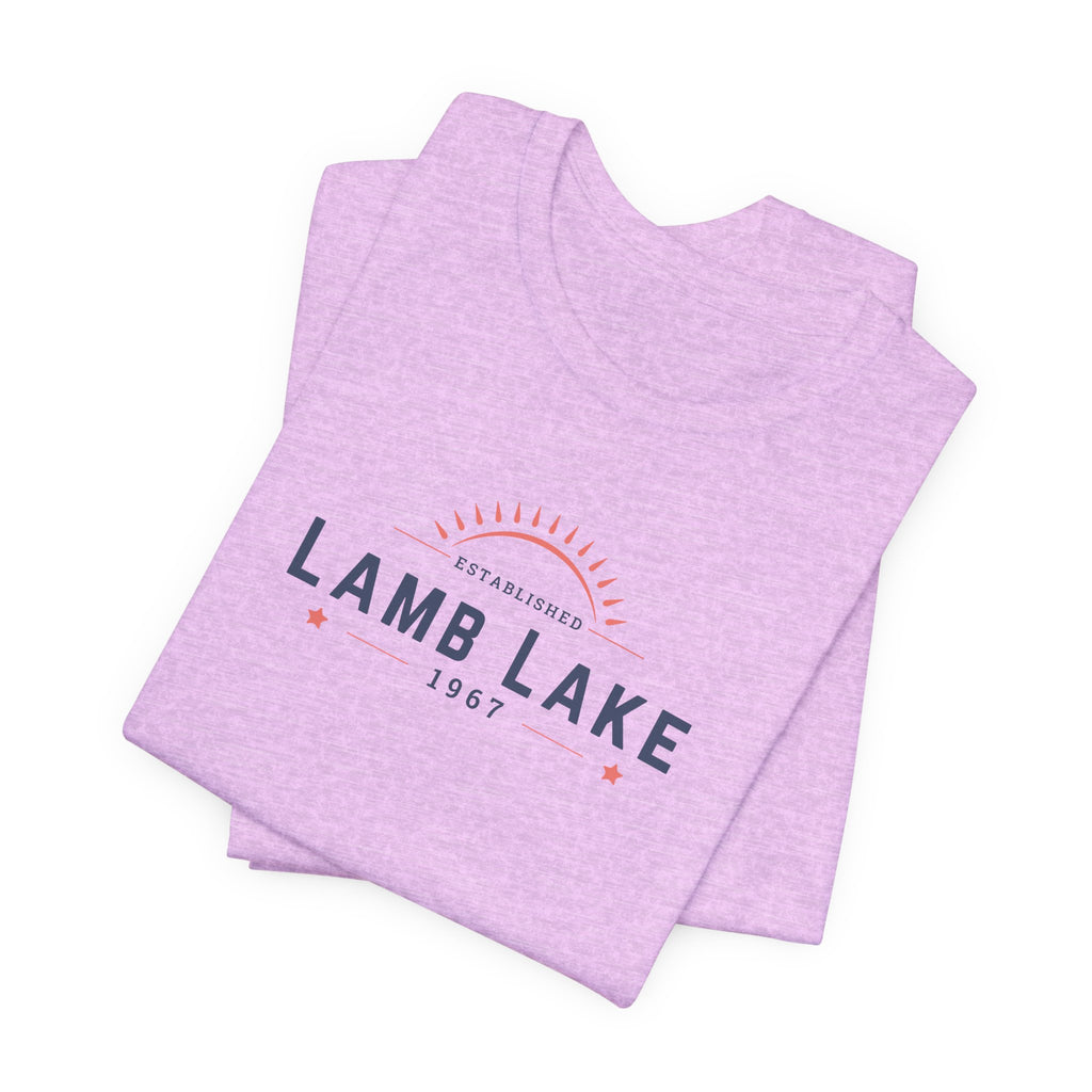 Lamb Lake Tee – Retro Lakeside Graphic T-Shirt
