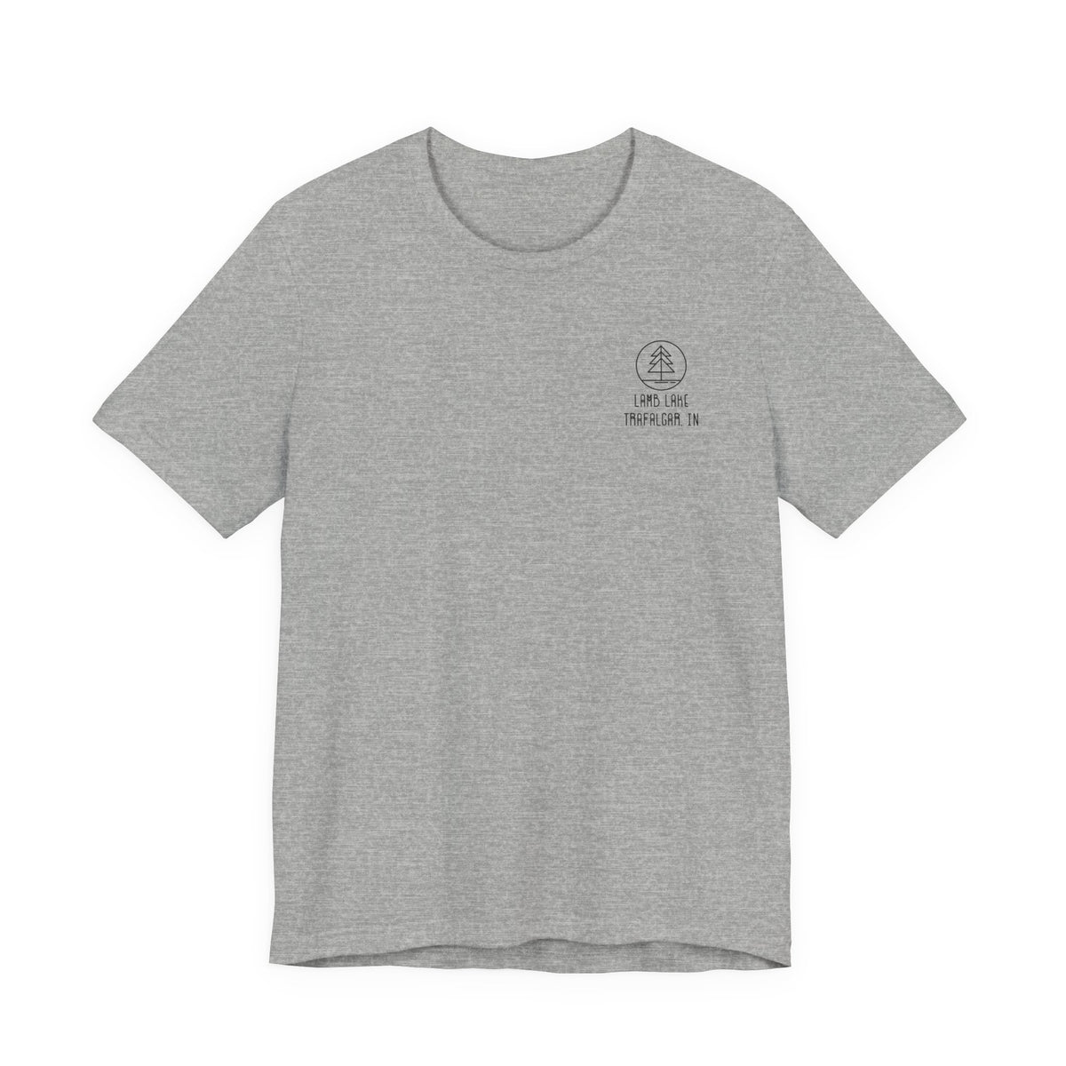 Lamb Lake Minimalist Tee — Lake Forest Graphic Short Sleeve Shirt