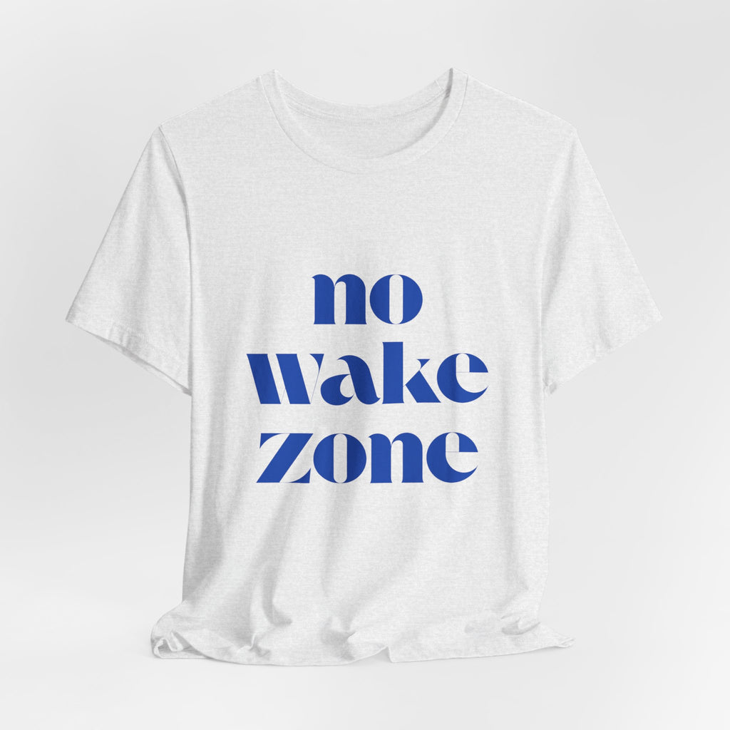 No Wake Zone T-Shirt — Nautical Relaxed Graphic Tee