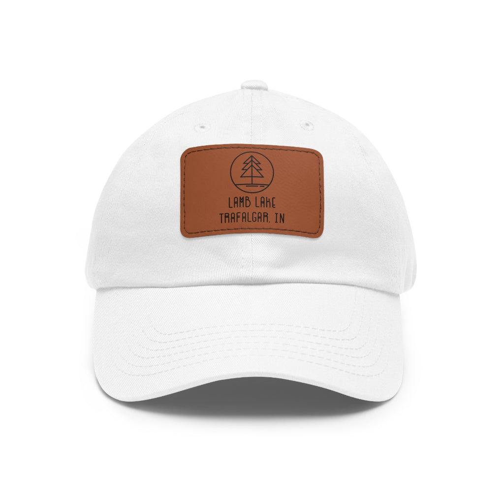 Leather Patch Hat — Lamb Lake Outdoor Baseball Cap