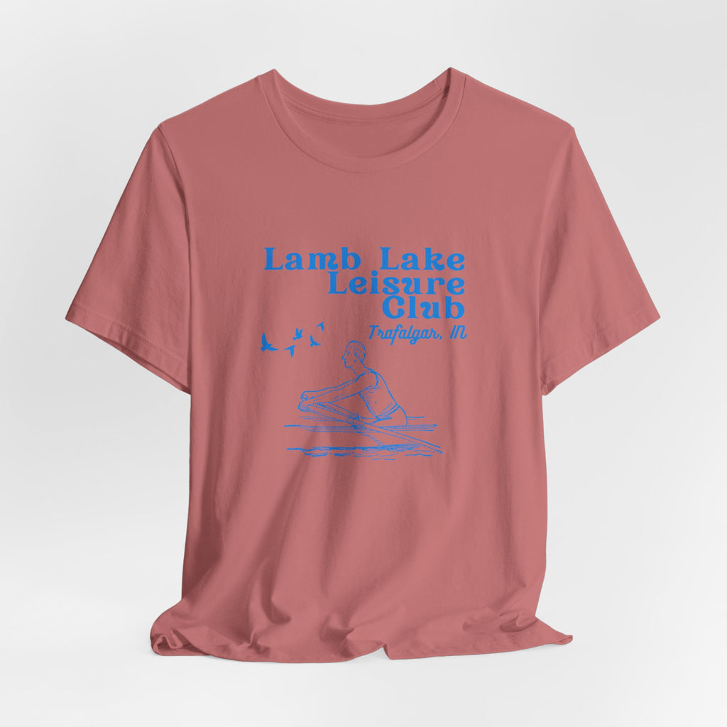 Kayak Tee – "Lamb Lake Leisure Club" Vintage Boating T-Shirt