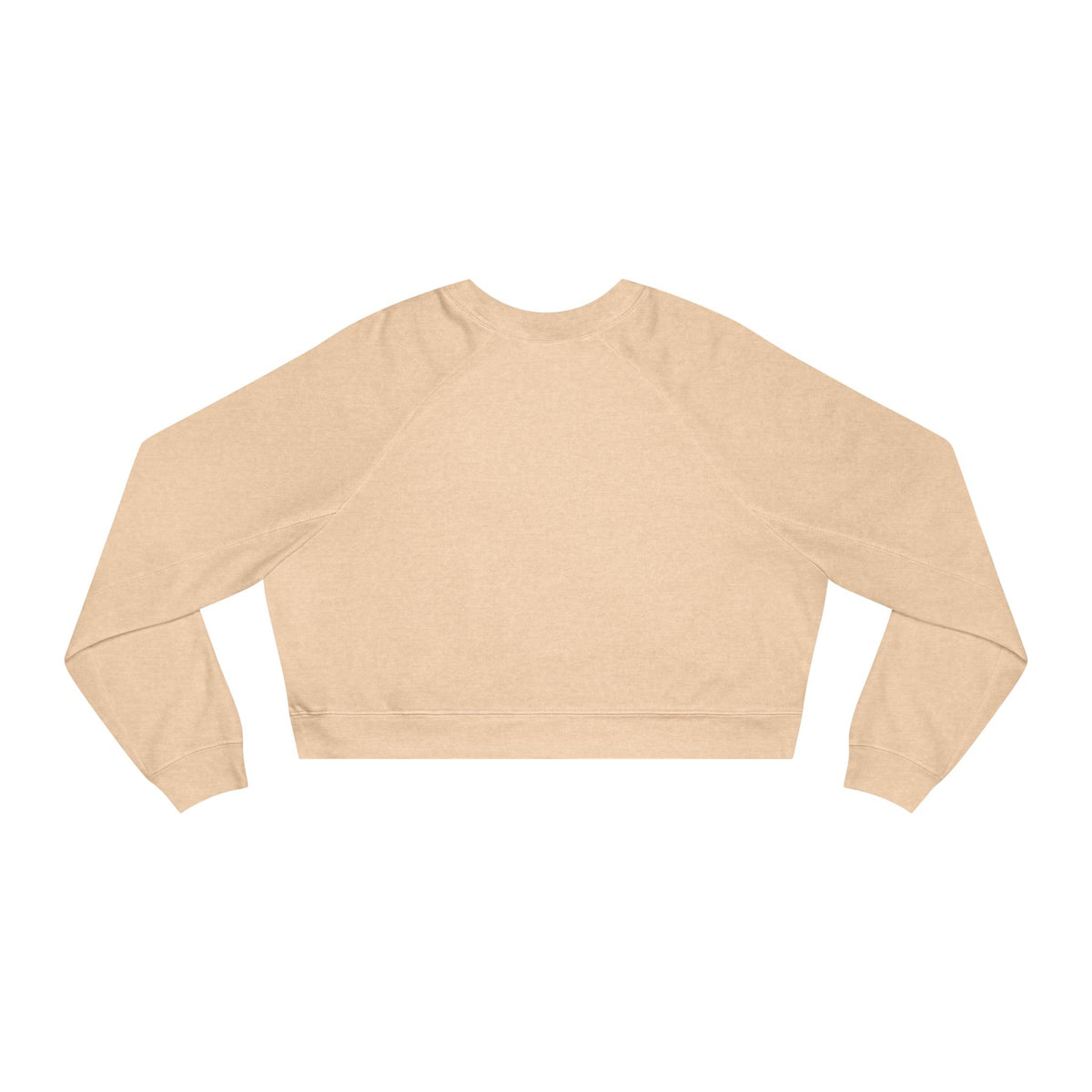 Grandview Lake Cropped Pullover — Minimal White Fleece for Women