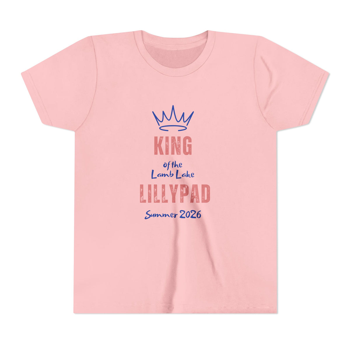 King of the Lamb Lake Lillypad Youth Tee — Cute Summer 2026 Kids Shirt