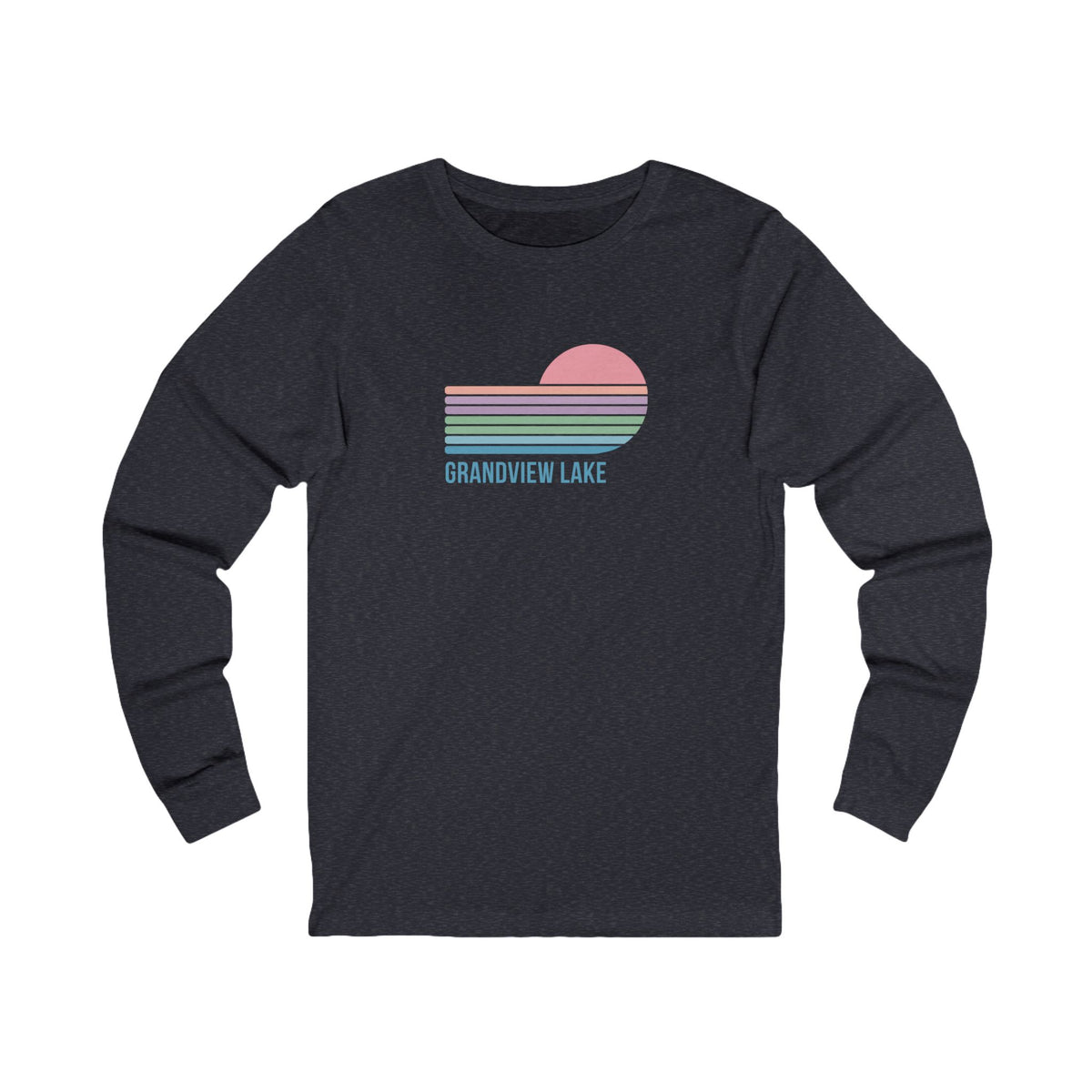 Grandview Lake Retro Sunset Long Sleeve Tee