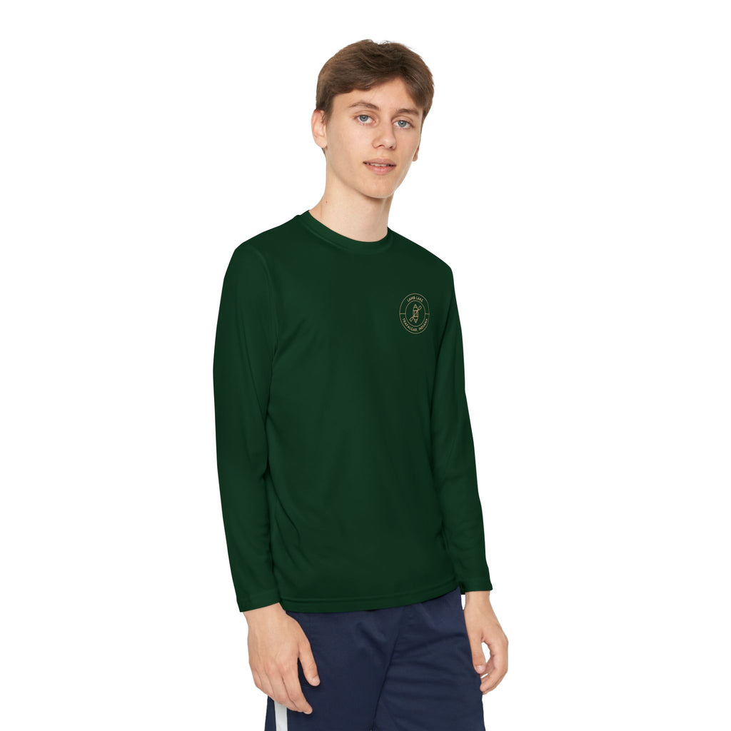 Youth Long Sleeve Tee - Lamb Lake Kayak Logo