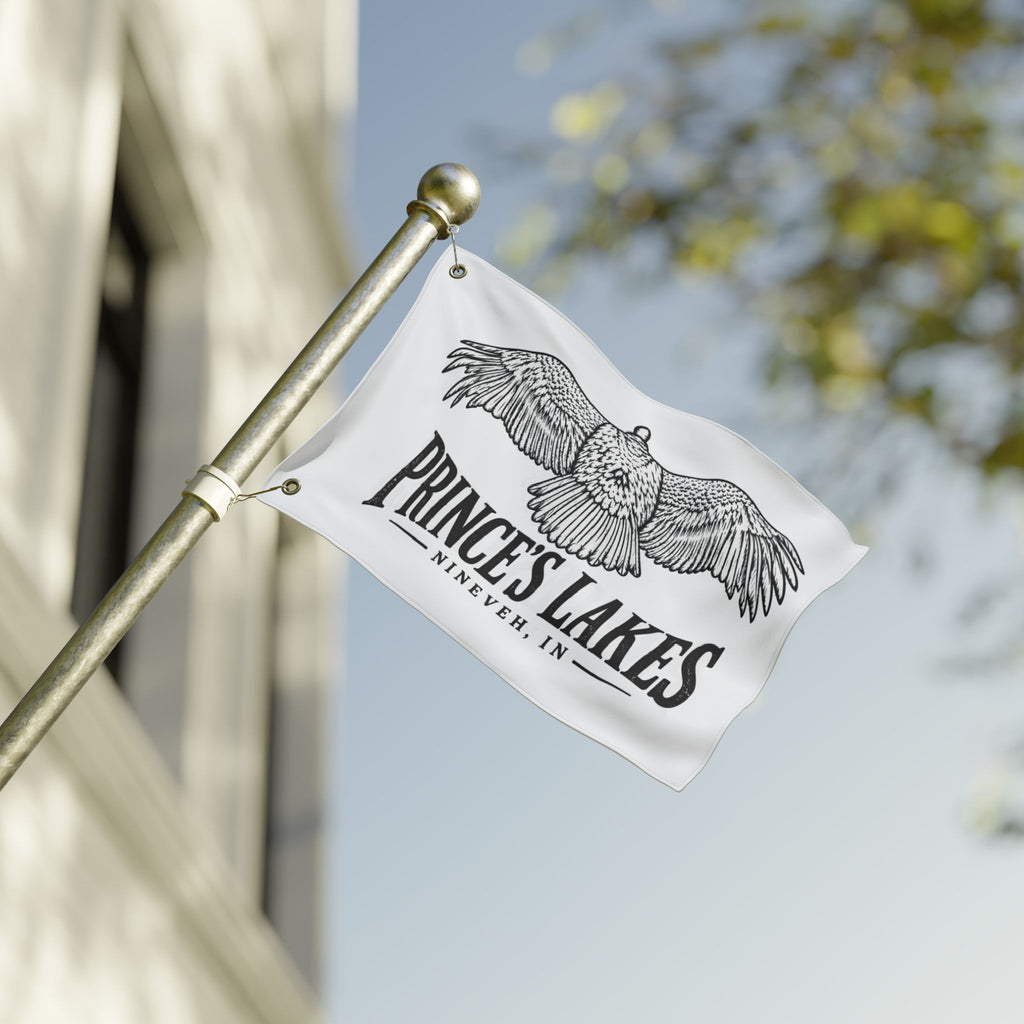 Prince's Lakes Turkey Vulture Flag — Double-Sided  Lake House Banner