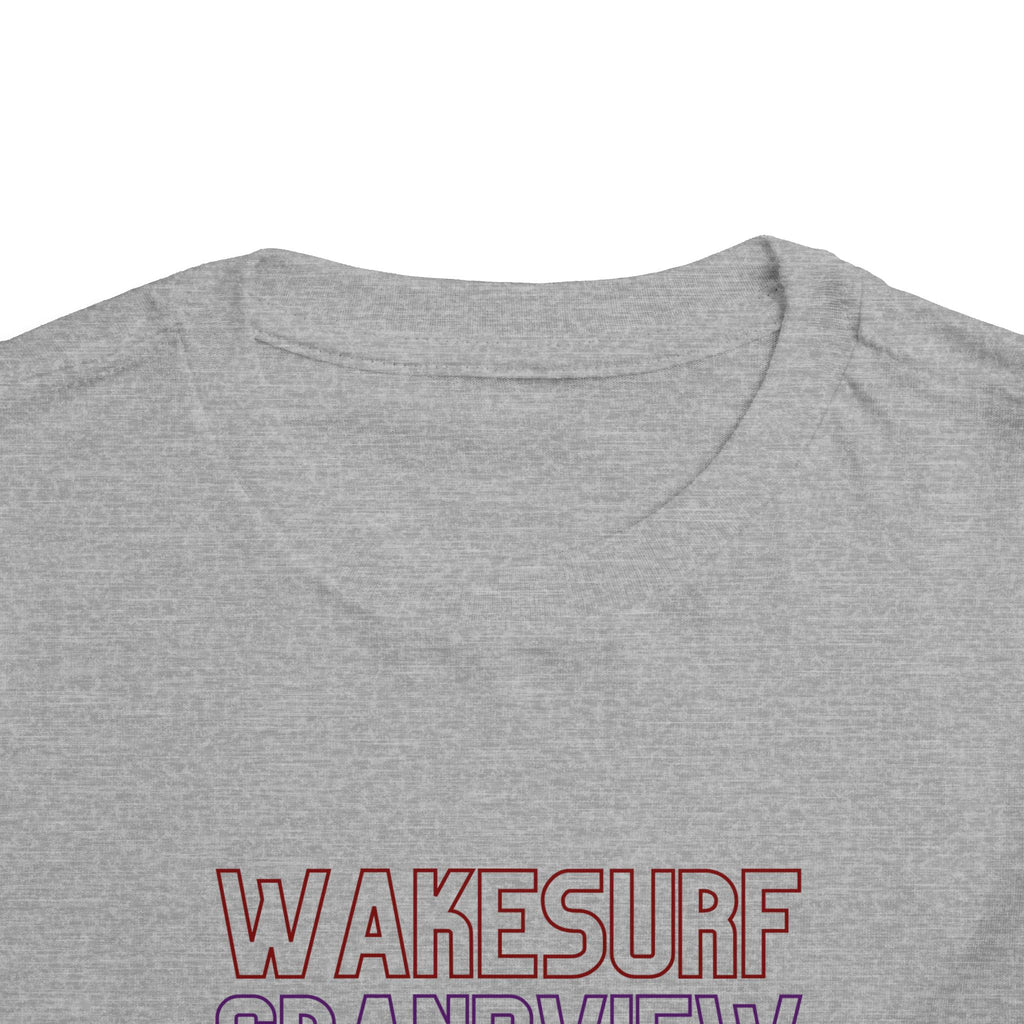 Grandview Lake Columbus Indiana Toddler Tee — Wakesurf Grandview Summer Shirt