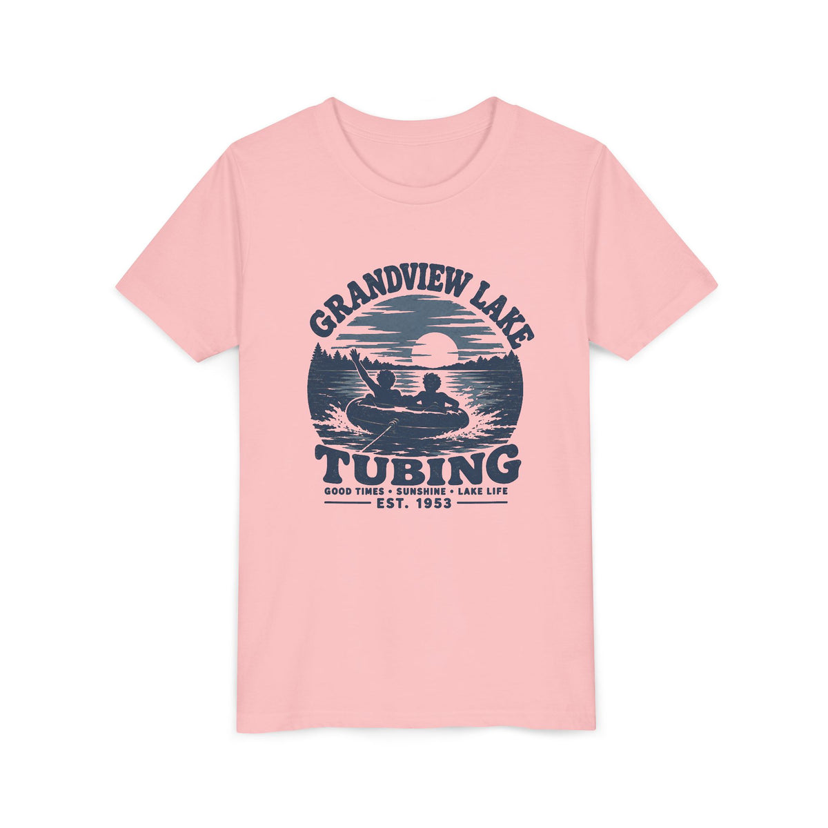 Youth T-Shirt - Grandview Lake Tubing Vintage Design