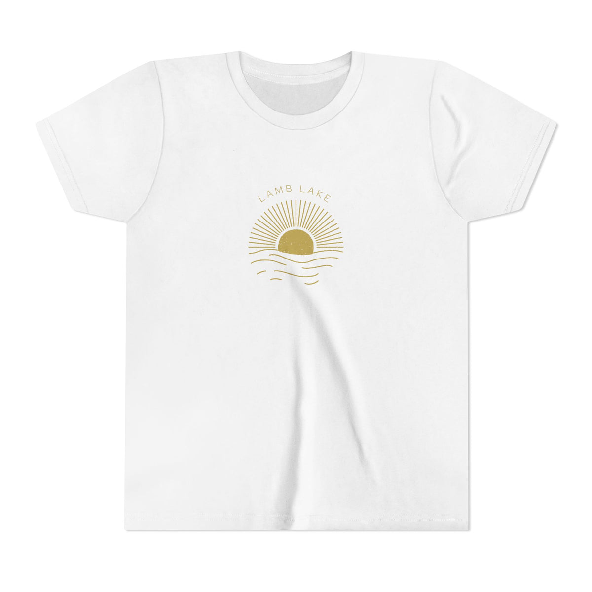 Youth Tee — 'Lamb Lake' Golden Hour Sunset Kids T-Shirt