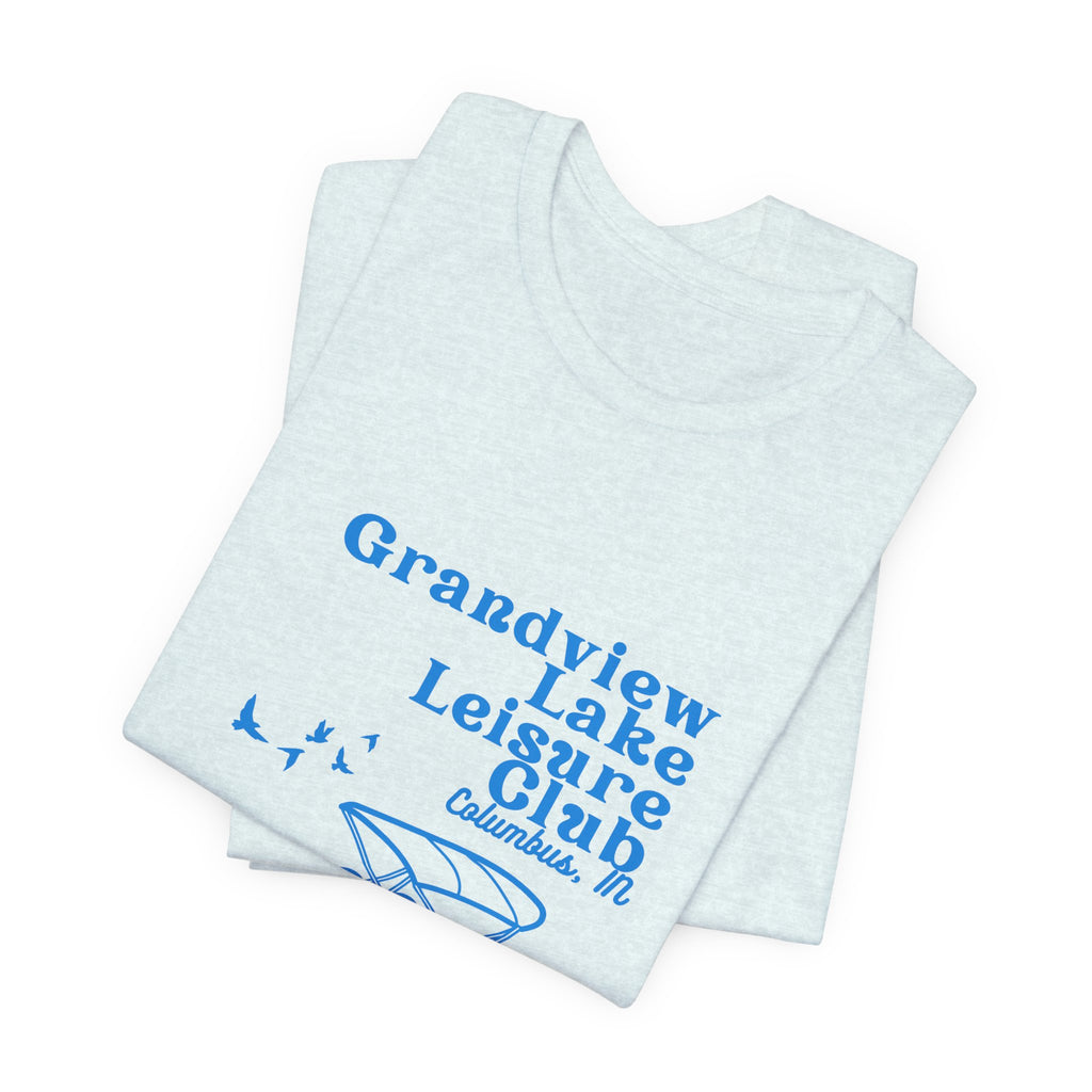 Pontoon Tee – "Grandview Lake Leisure Club" Vintage Boating T-Shirt