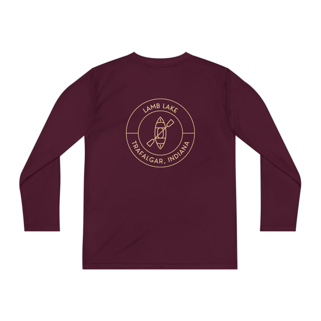Youth Long Sleeve Tee - Lamb Lake Kayak Logo