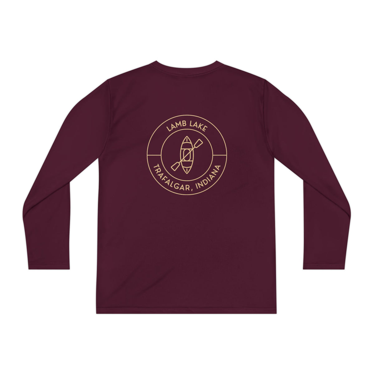 Youth Long Sleeve Tee - Lamb Lake Kayak Logo