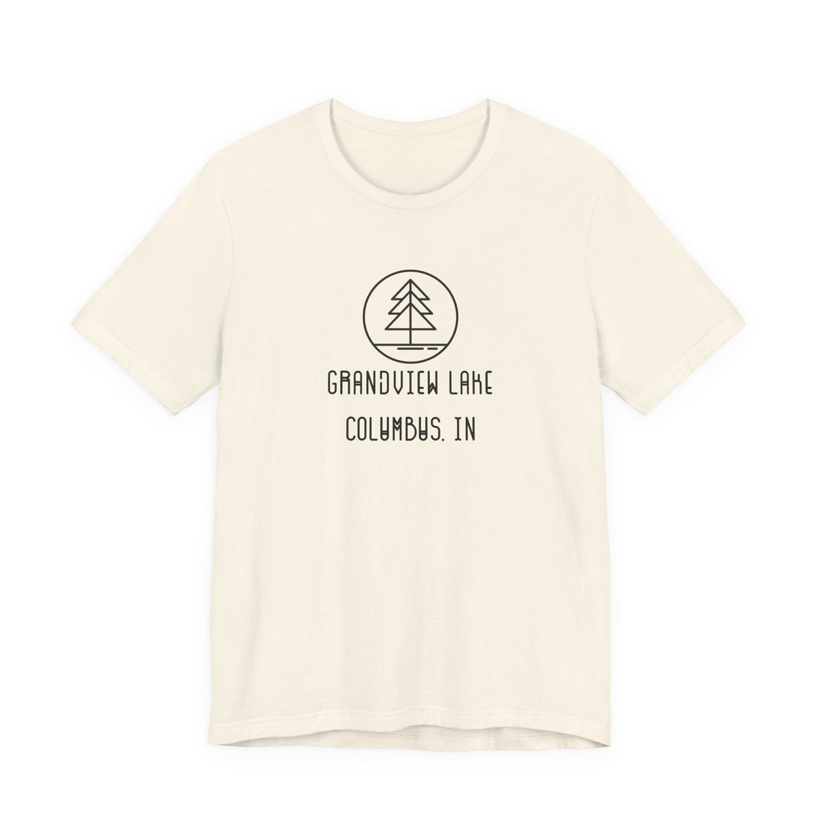 Grandview Lake Minimalist Tee — Lake Forest Graphic Short Sleeve Shirt