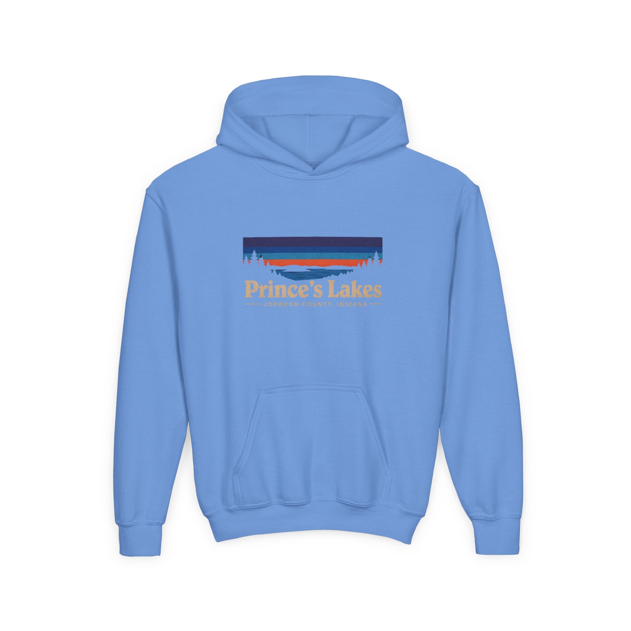 Youth Hoodie - Prince's Lakes Sunset Logo