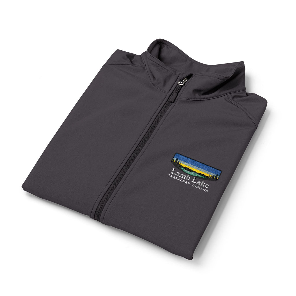 Men's Soft Shell Vest — Lamb Lake Logo Chest