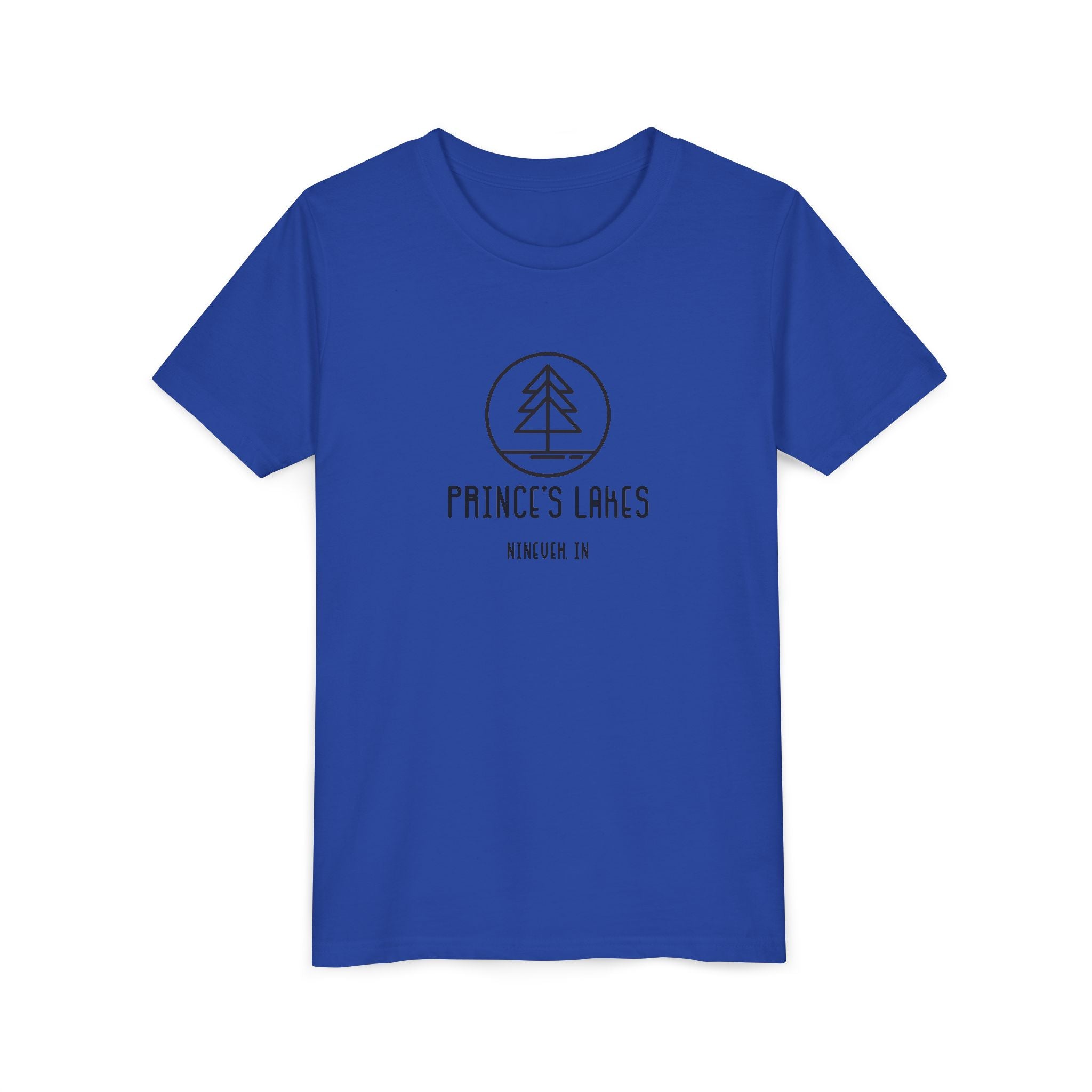 Youth Tee — 'Prince's Lakes' Retro Camp Kids T-Shirt