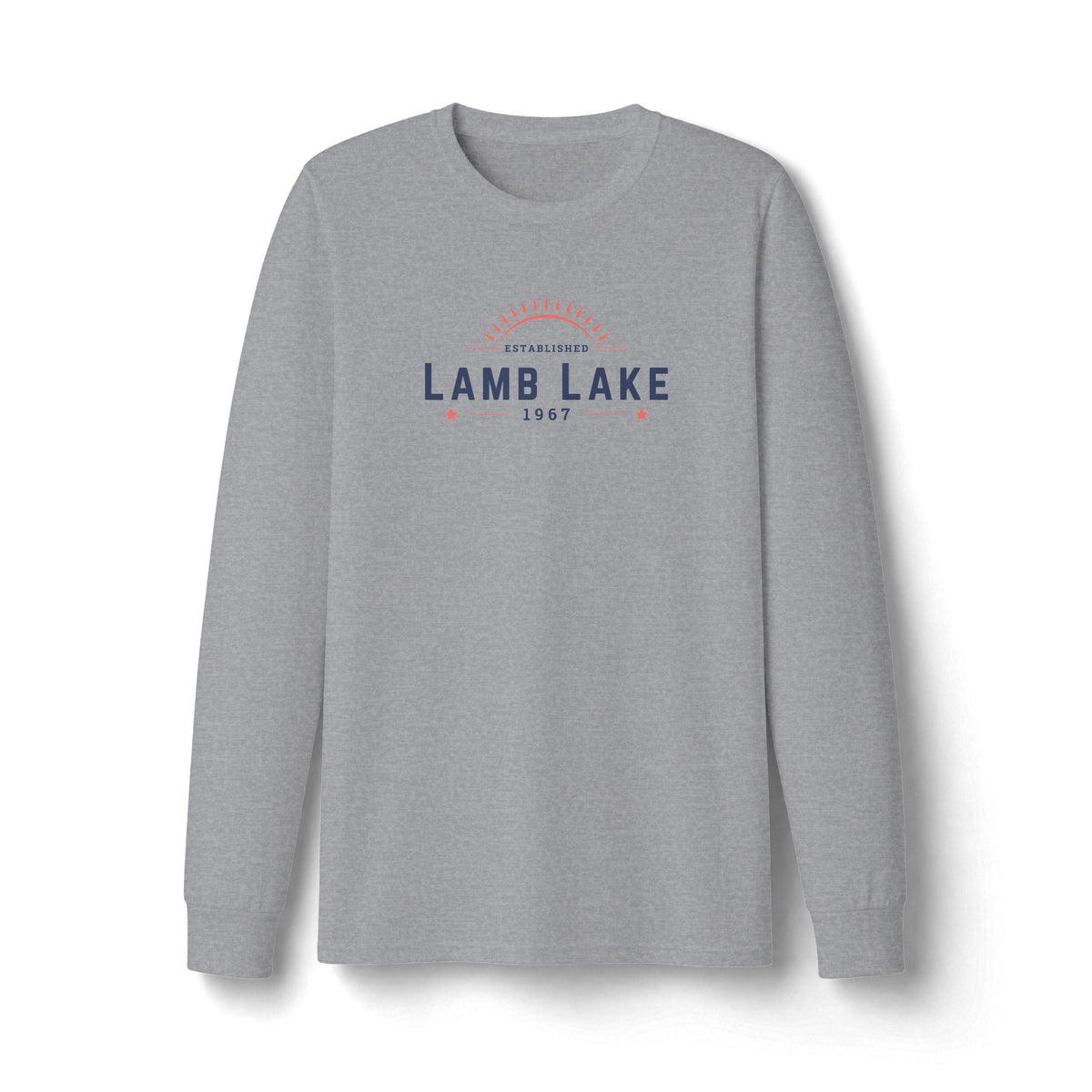 Lamb Lake Established 1967 Long Sleeve Tee