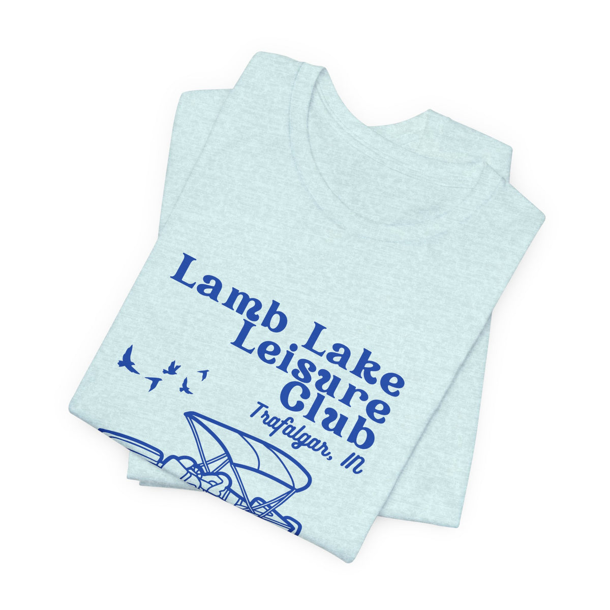 Pontoon Tee – "Lamb Lake Leisure Club" Vintage Boating T-Shirt