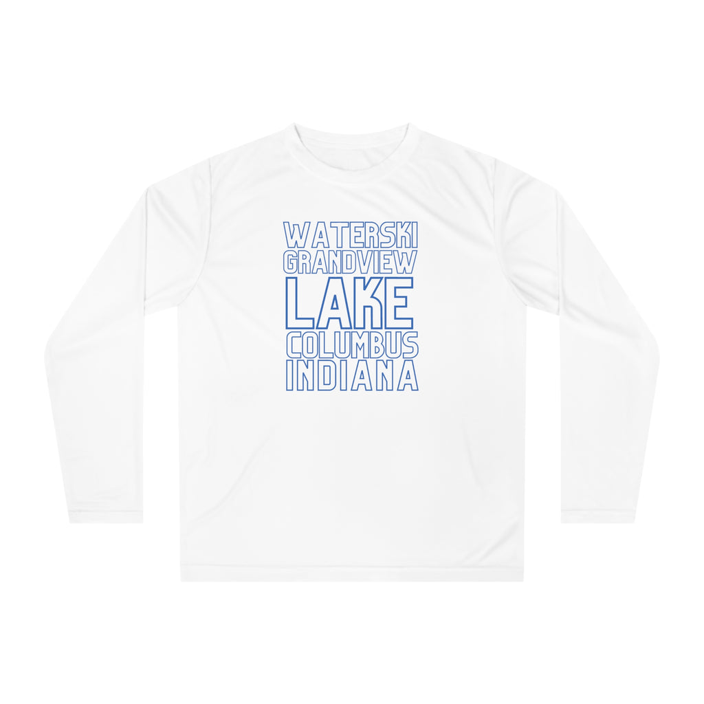 Lake Waterskiing Long Sleeve Shirt – Grandview Lake, Columbus Indiana
