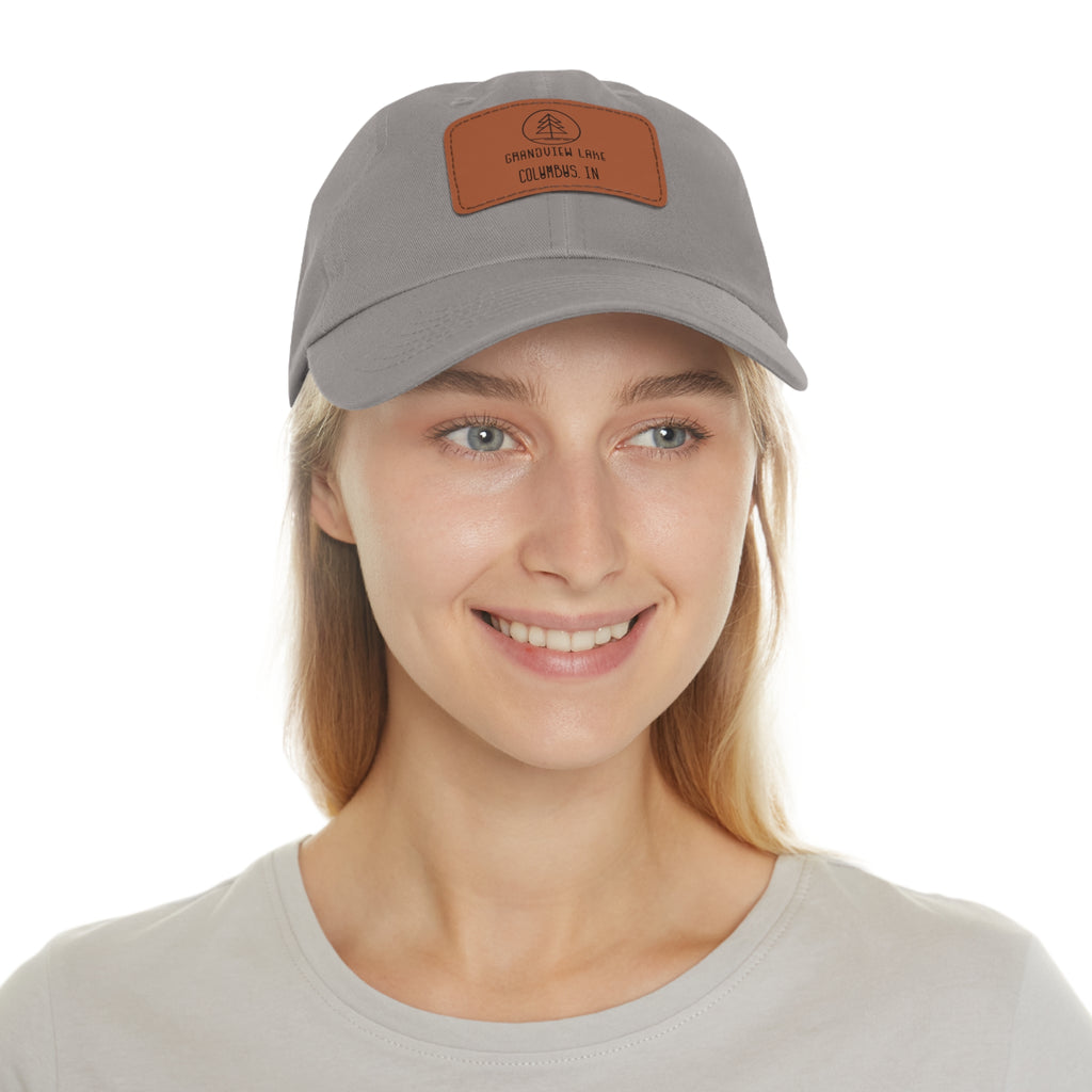 Leather Patch Hat — Grandview Lake Outdoor Baseball Cap