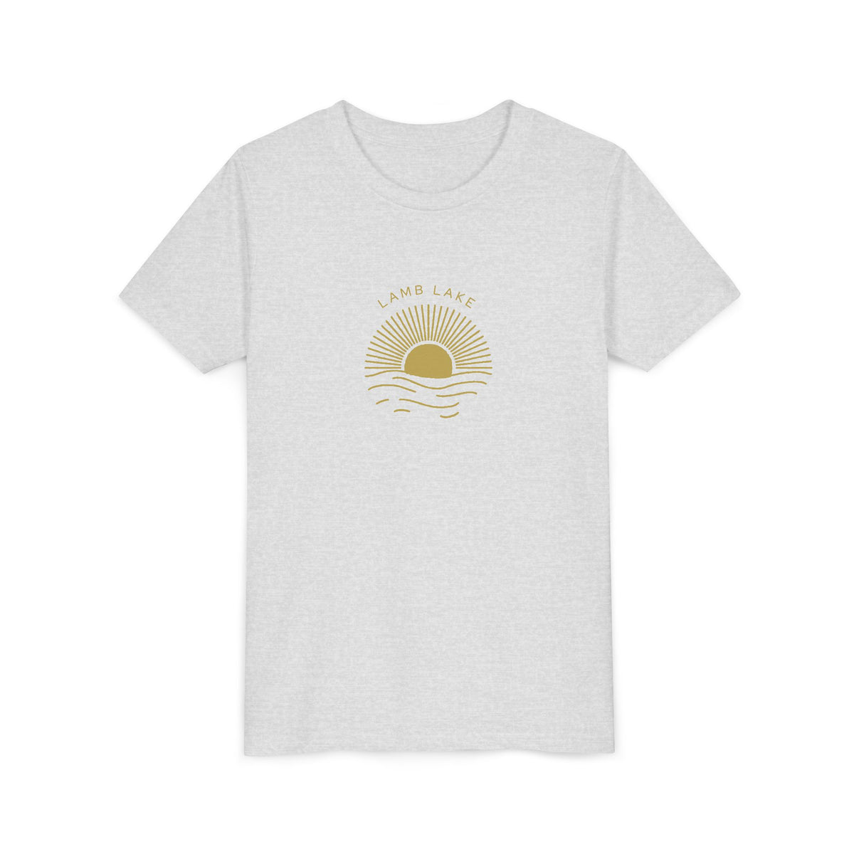 Youth Tee — 'Lamb Lake' Golden Hour Sunset Kids T-Shirt