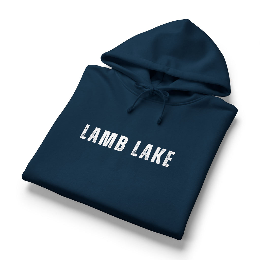 Lamb Lake Organic Women's Hoodie — 'LAMB LAKE' Cozy Pullover