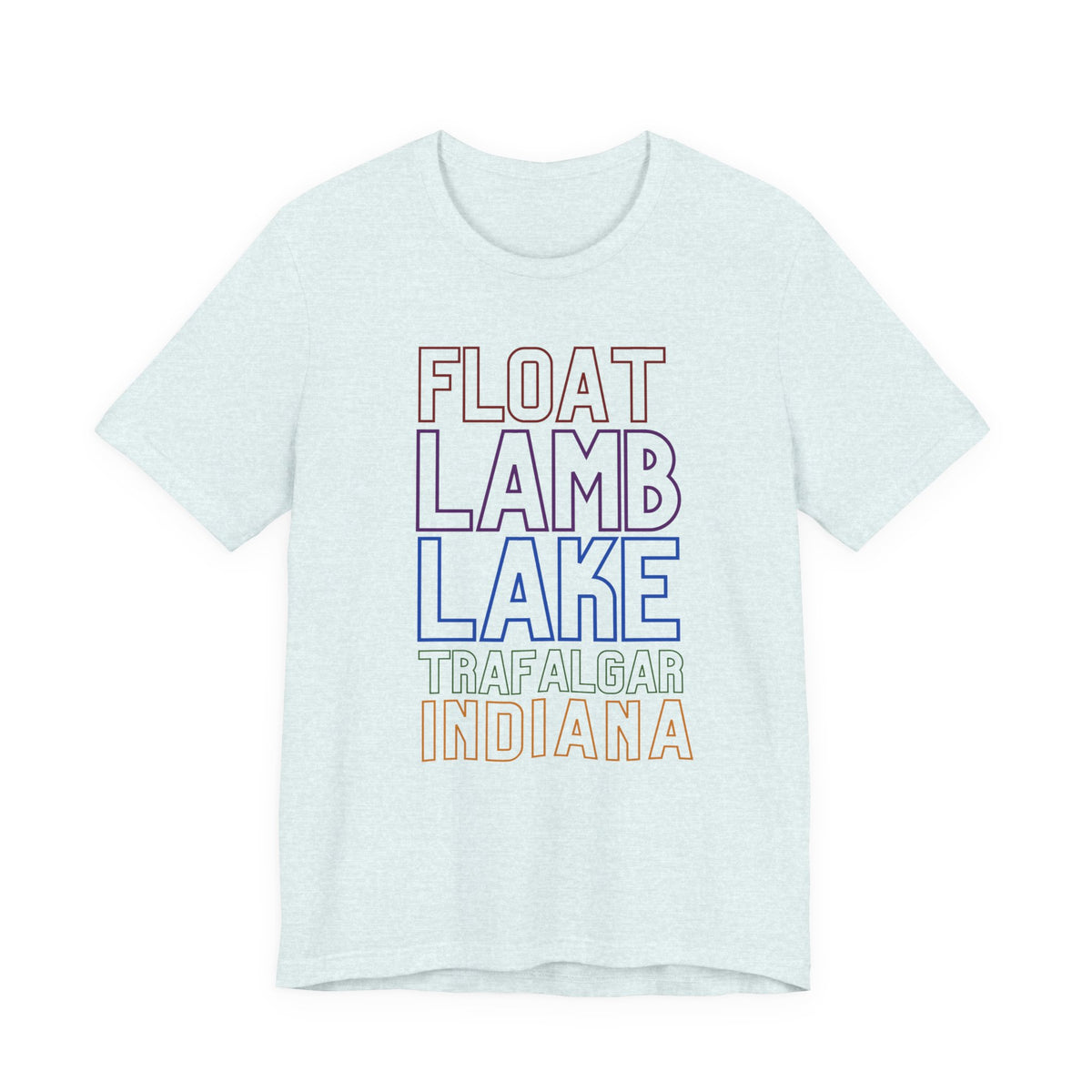 Float Lamb Lake Trafalgar Indiana T-Shirt