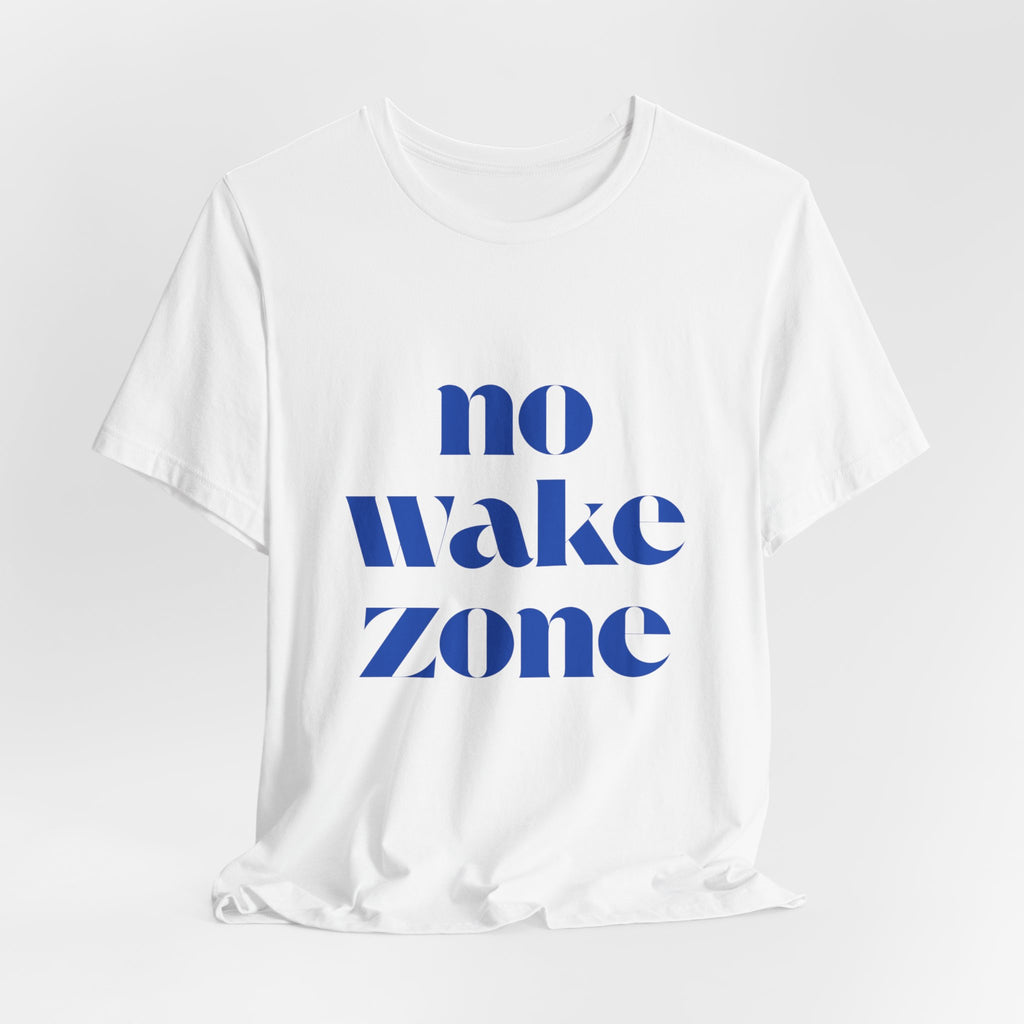 No Wake Zone T-Shirt — Nautical Relaxed Graphic Tee