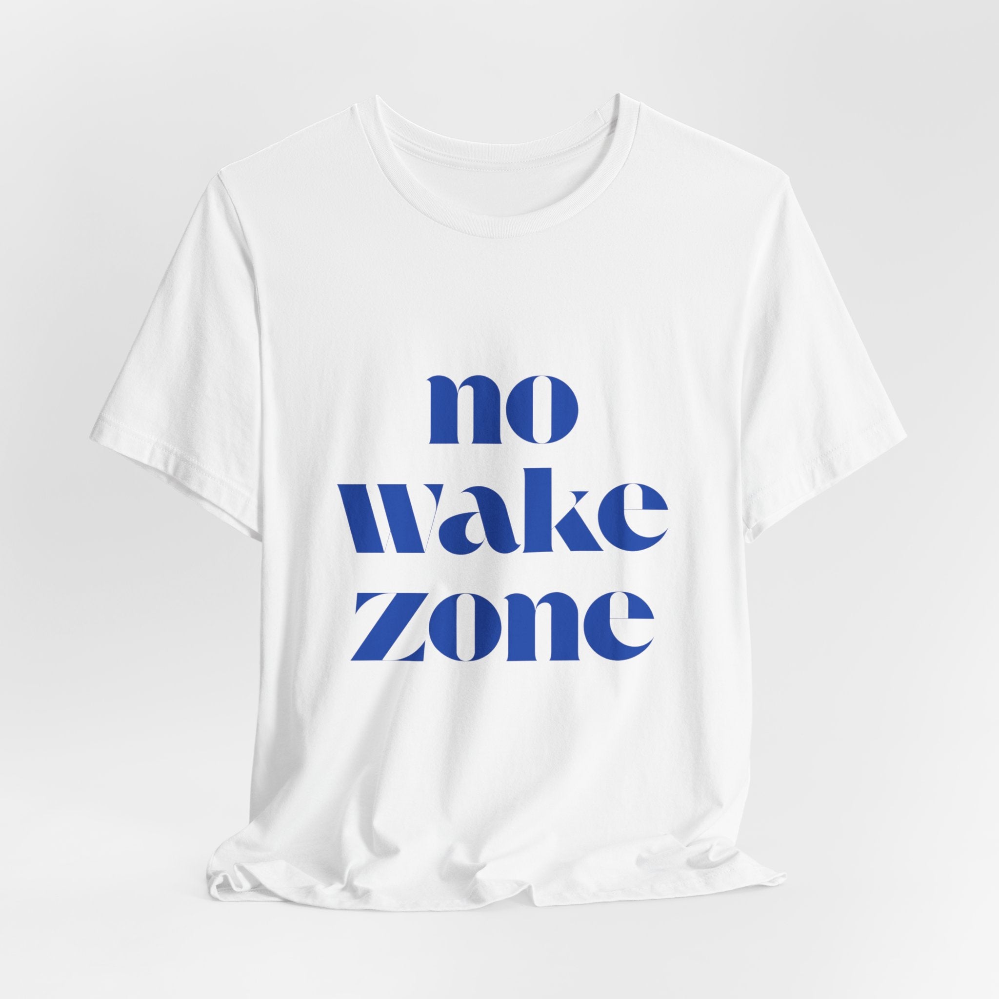 No Wake Zone T-Shirt — Nautical Relaxed Graphic Tee