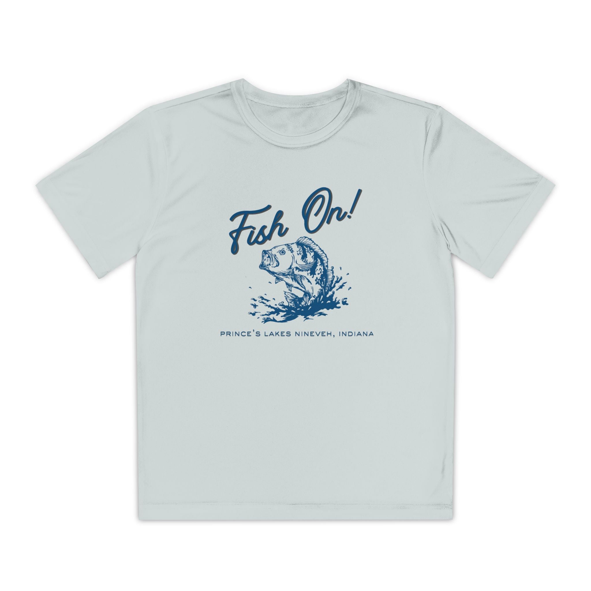 Youth Performance Tee — Prince's Lakes "Fish On!" Graphic T-Shirt