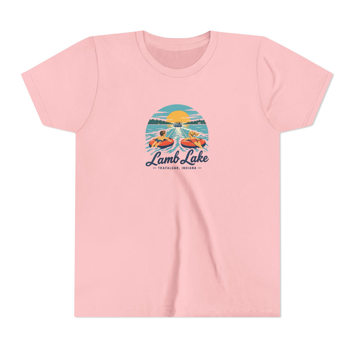 Youth T-Shirt - Lamb Lake Tubing Vintage Design