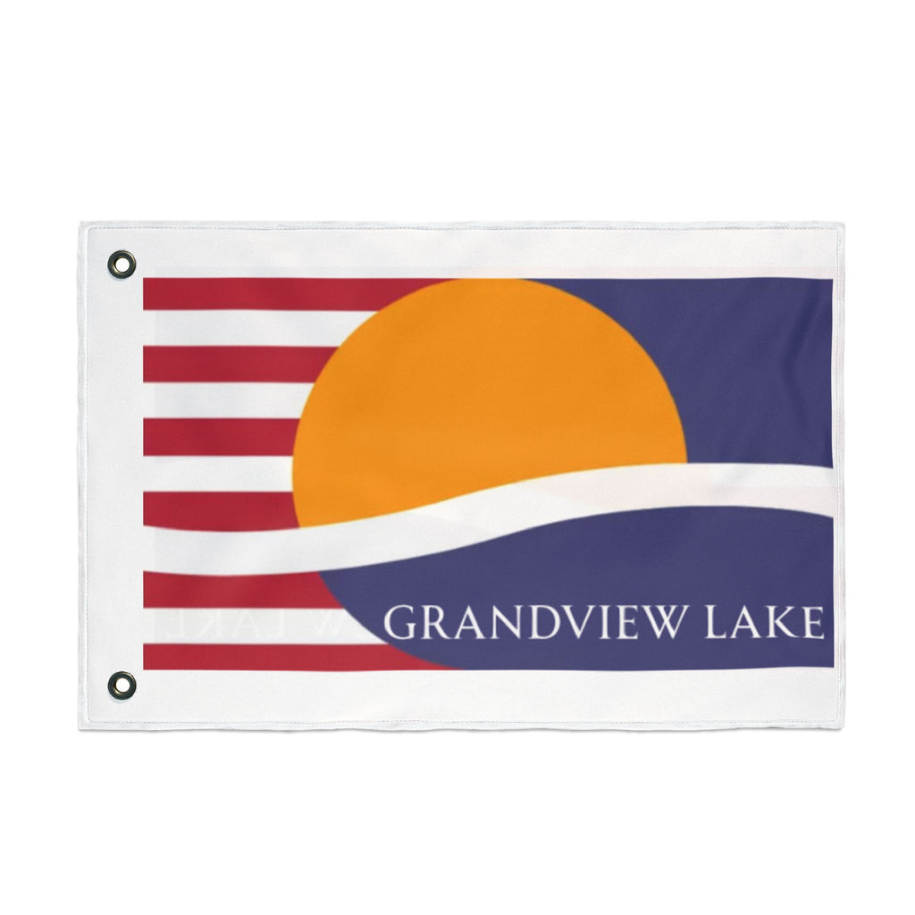 Grandview Lake 1953 Flag — Double-Sided Lake House Banner